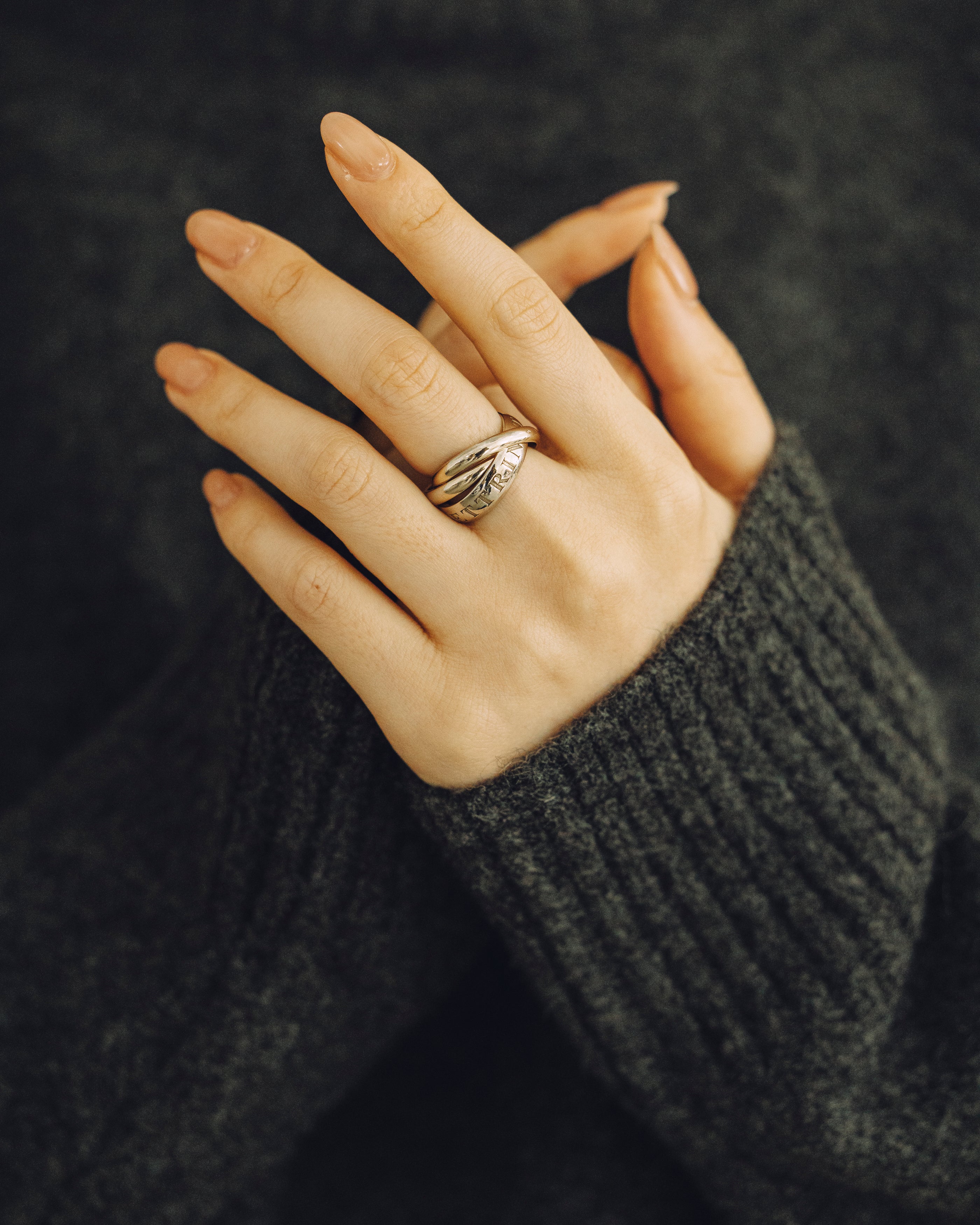 【うみがめ】カルティエCartier トリニティリング CARTIER】カルティエ トリニティリング リング・指輪 18.5号