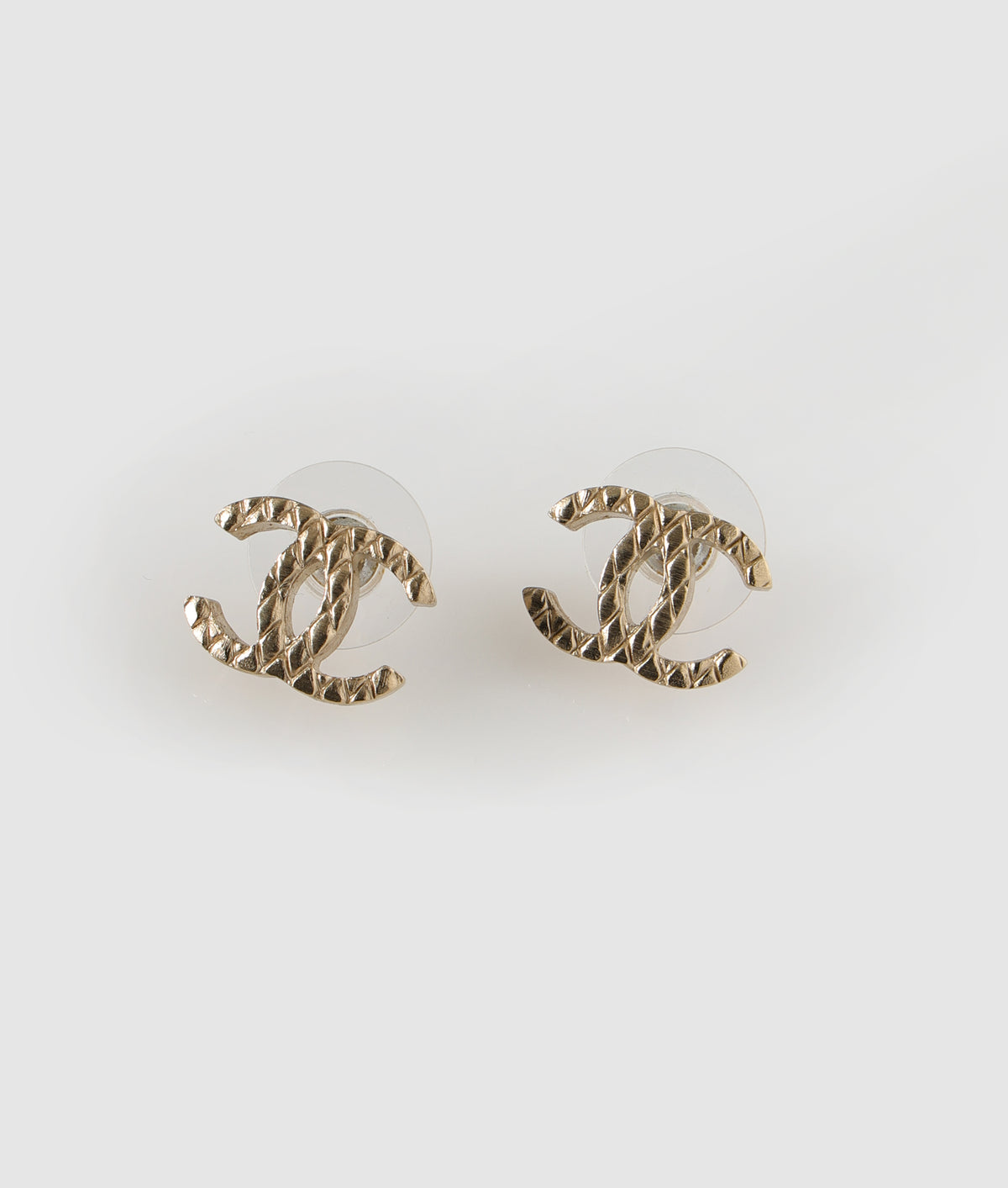 シャネル CHANEL ココマーク マトラッセピアス