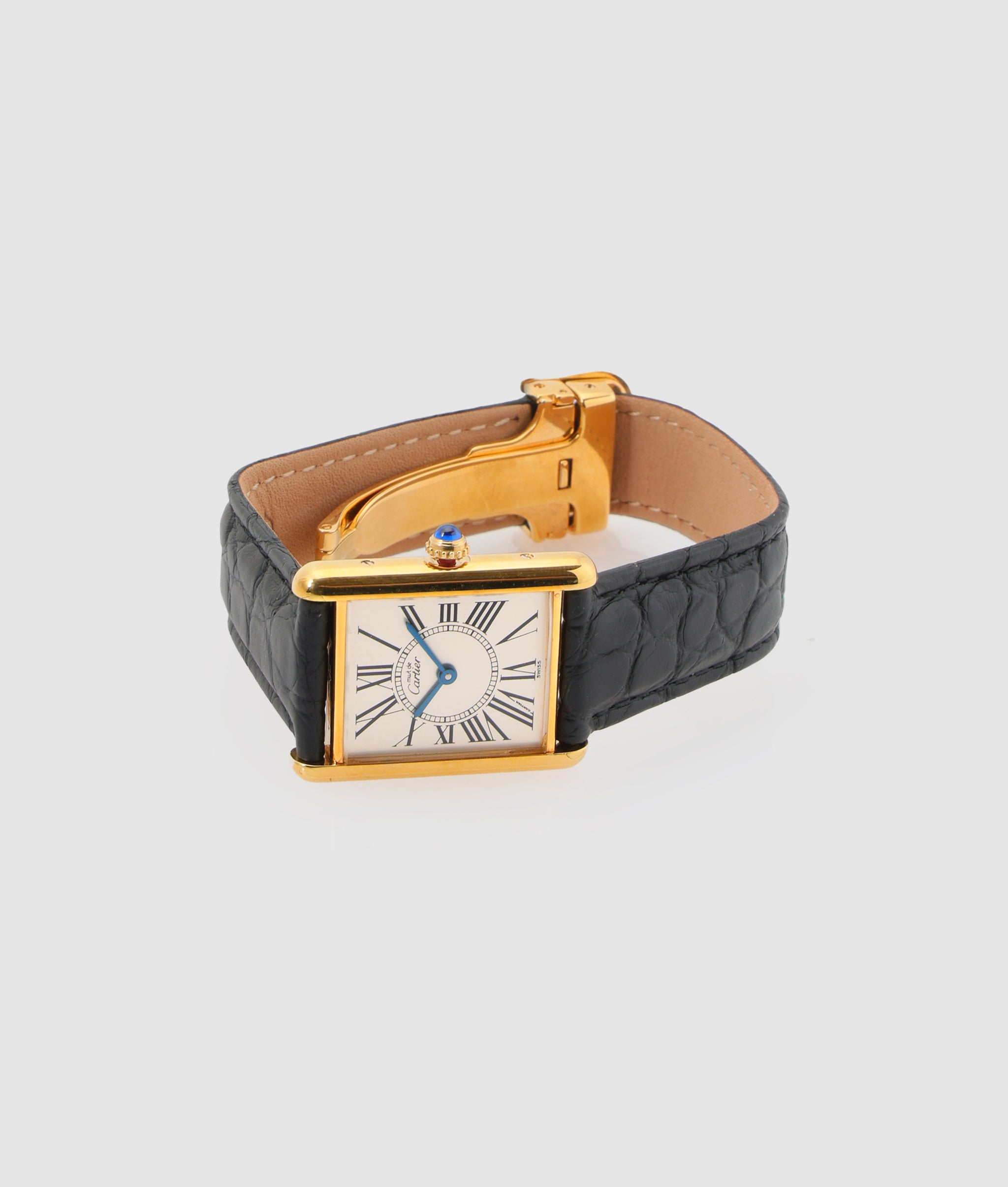 美品 カルティエ マスト タンク オパラン LM Cartier CARTIER MUST TANK Oparan（カルティエ マスト タンク オパラン）LM