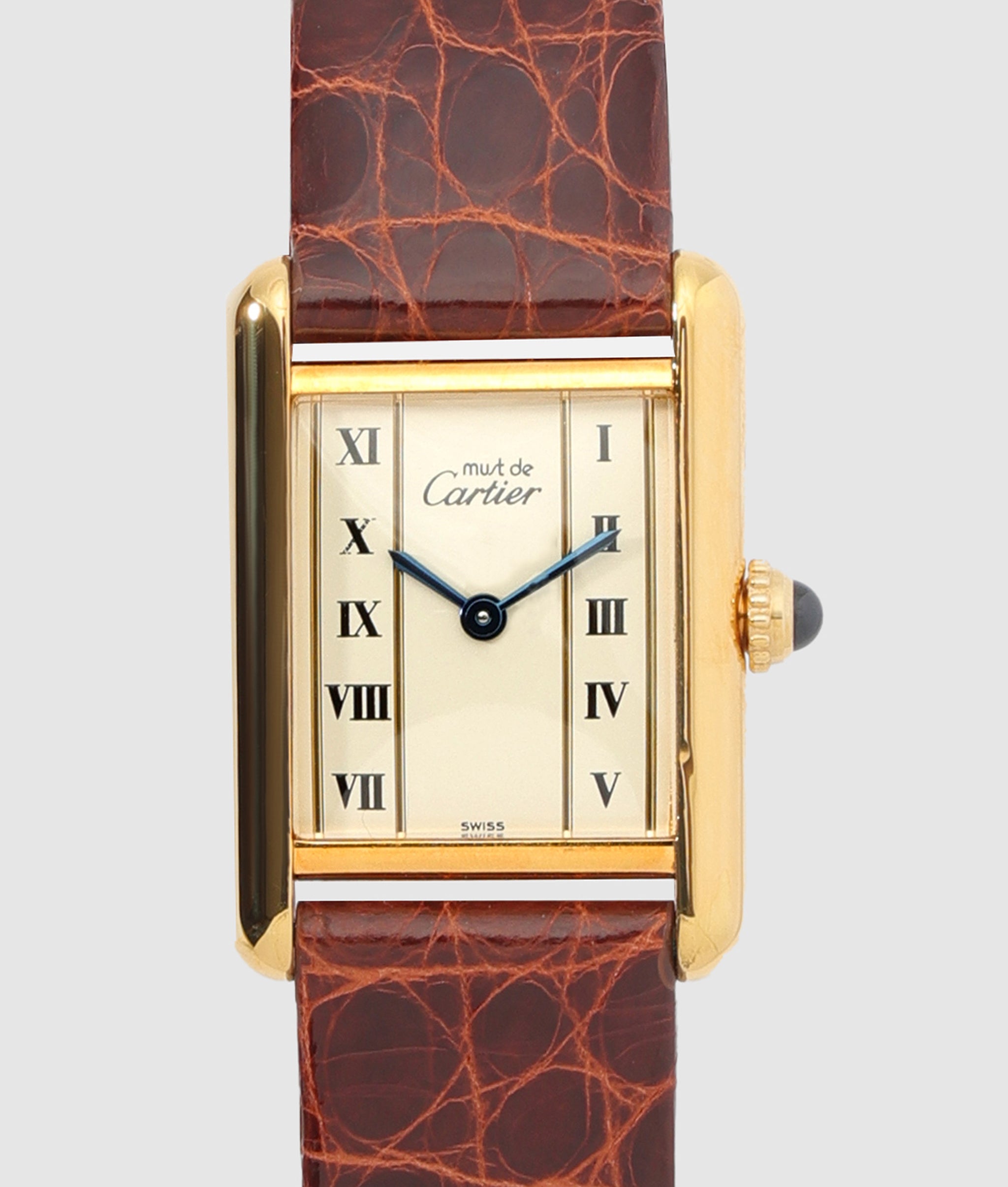 カルティエ Cartier マスト タンク SM 縦ローマン