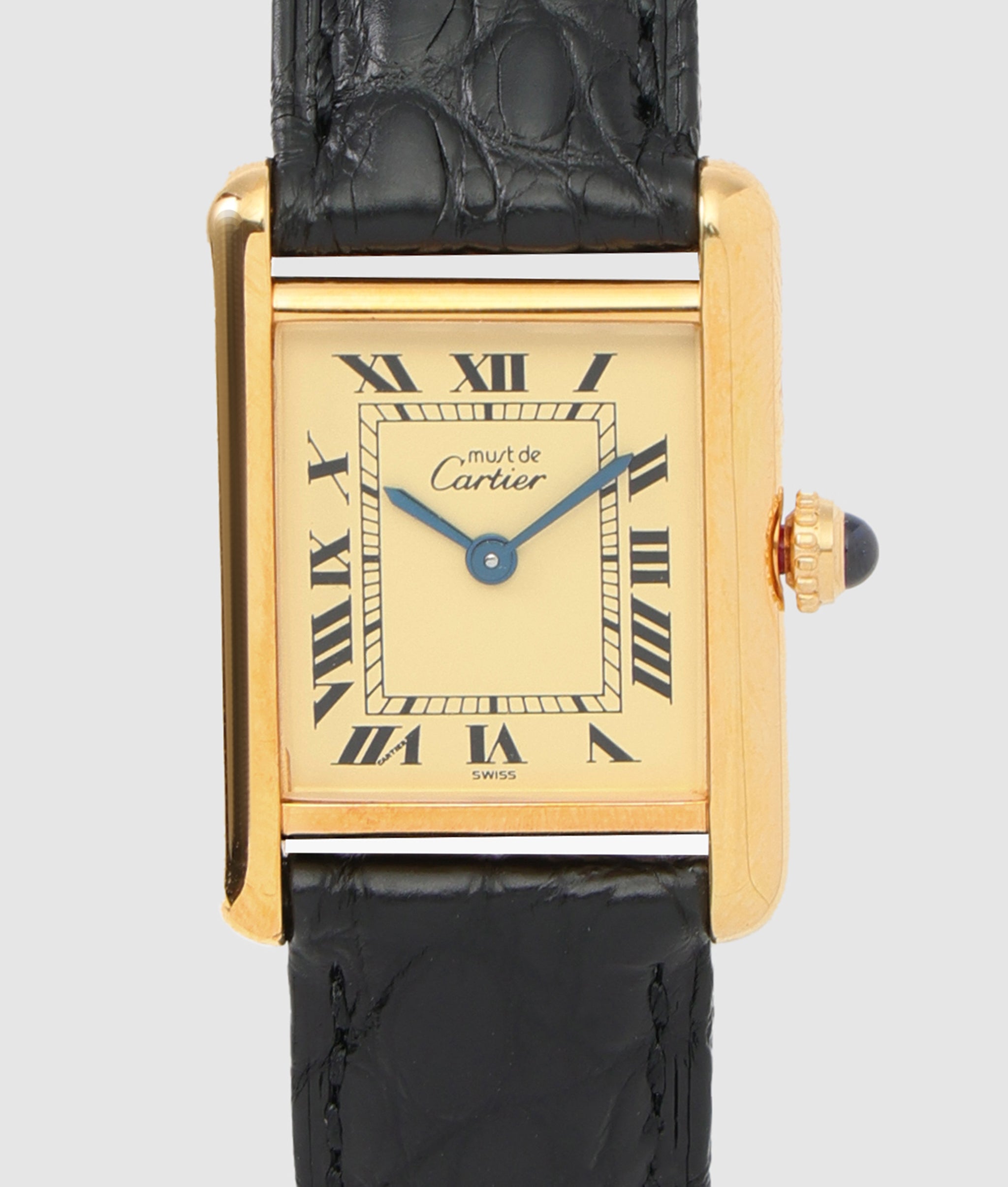カルティエ Cartier マスト タンク SM アイボリーローマン
