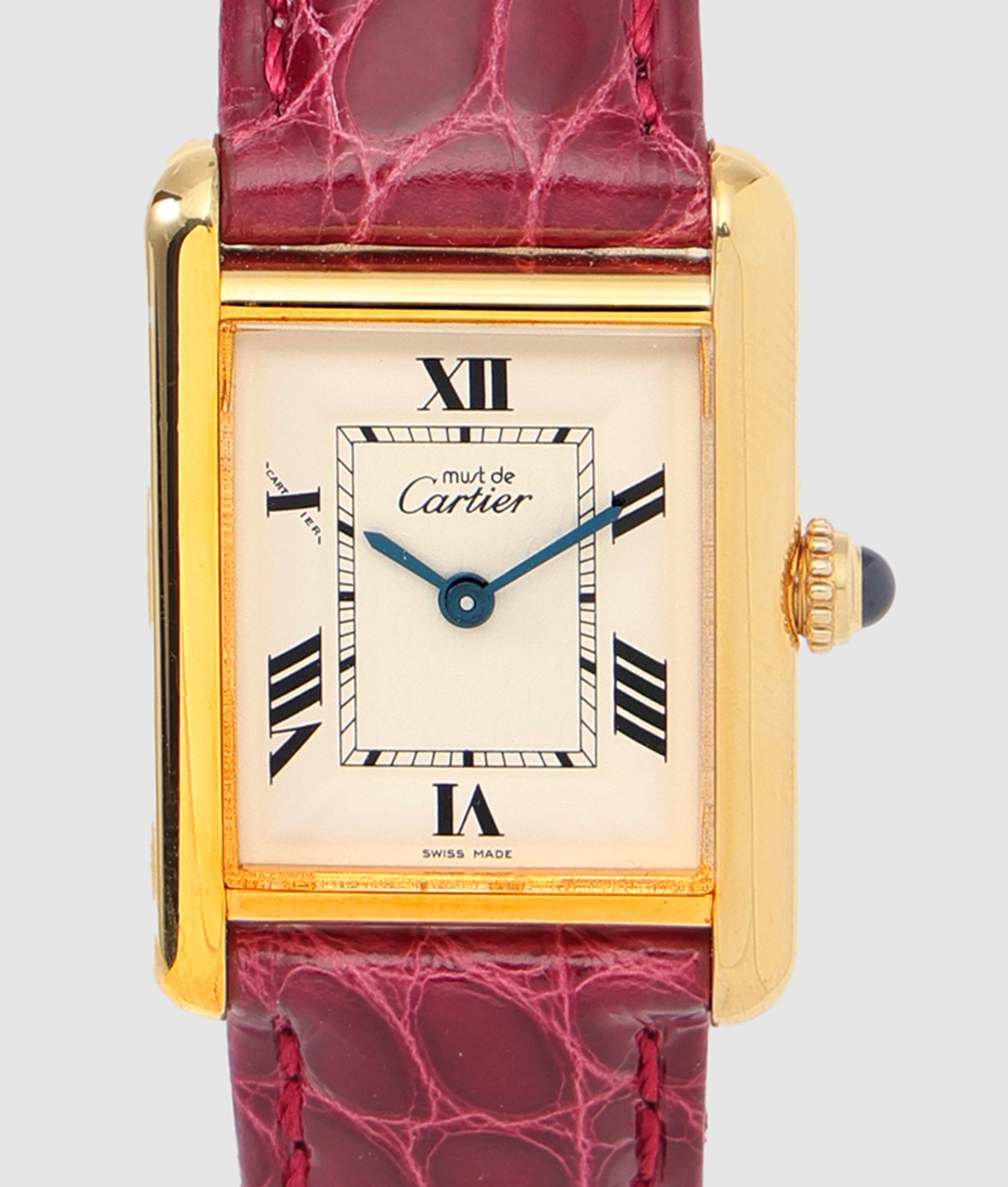 カルティエ Cartier マスト タンク SM 飛びローマン