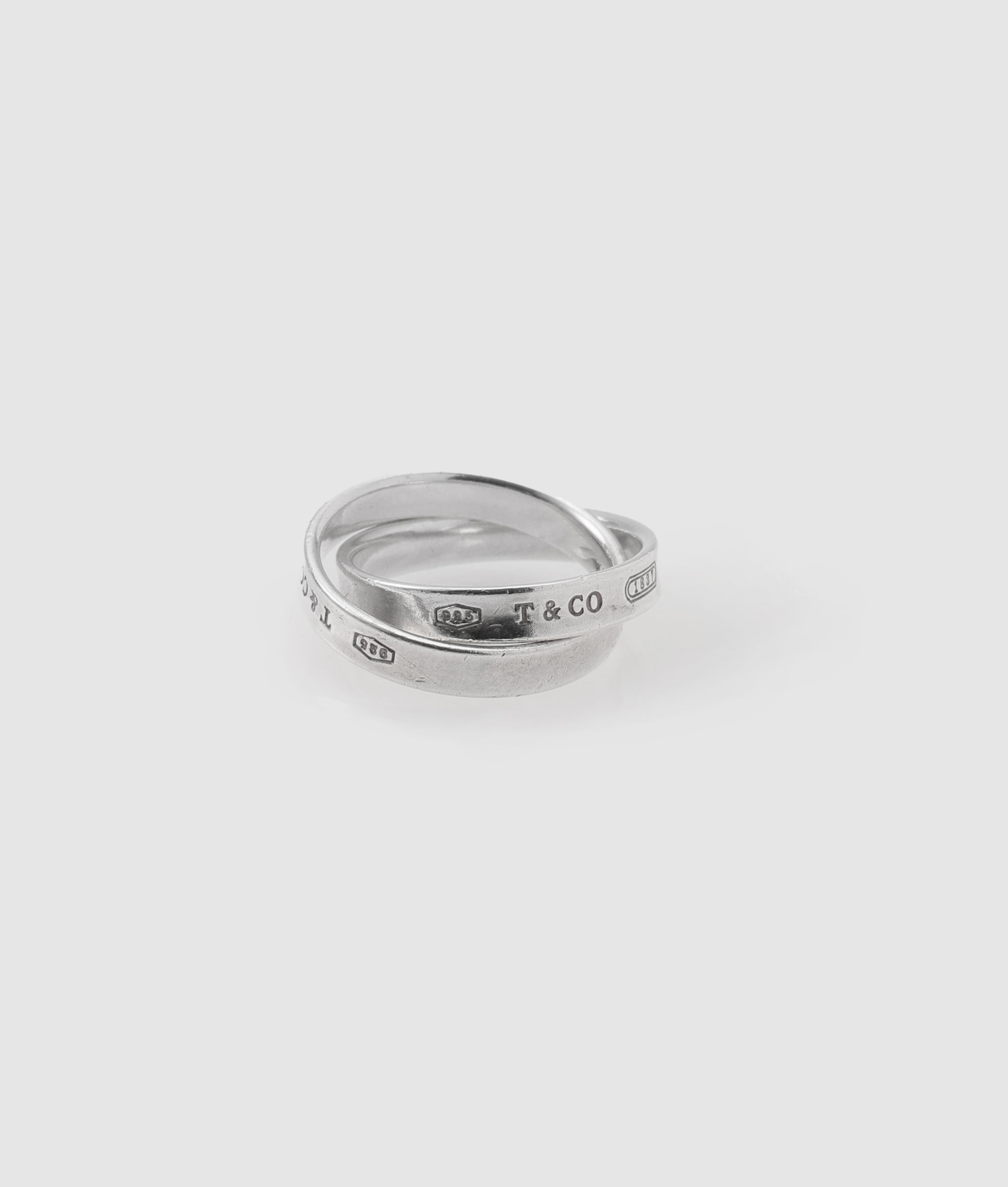 ティファニーアンドコー Tiffany&Co. インターロッキングリング #51