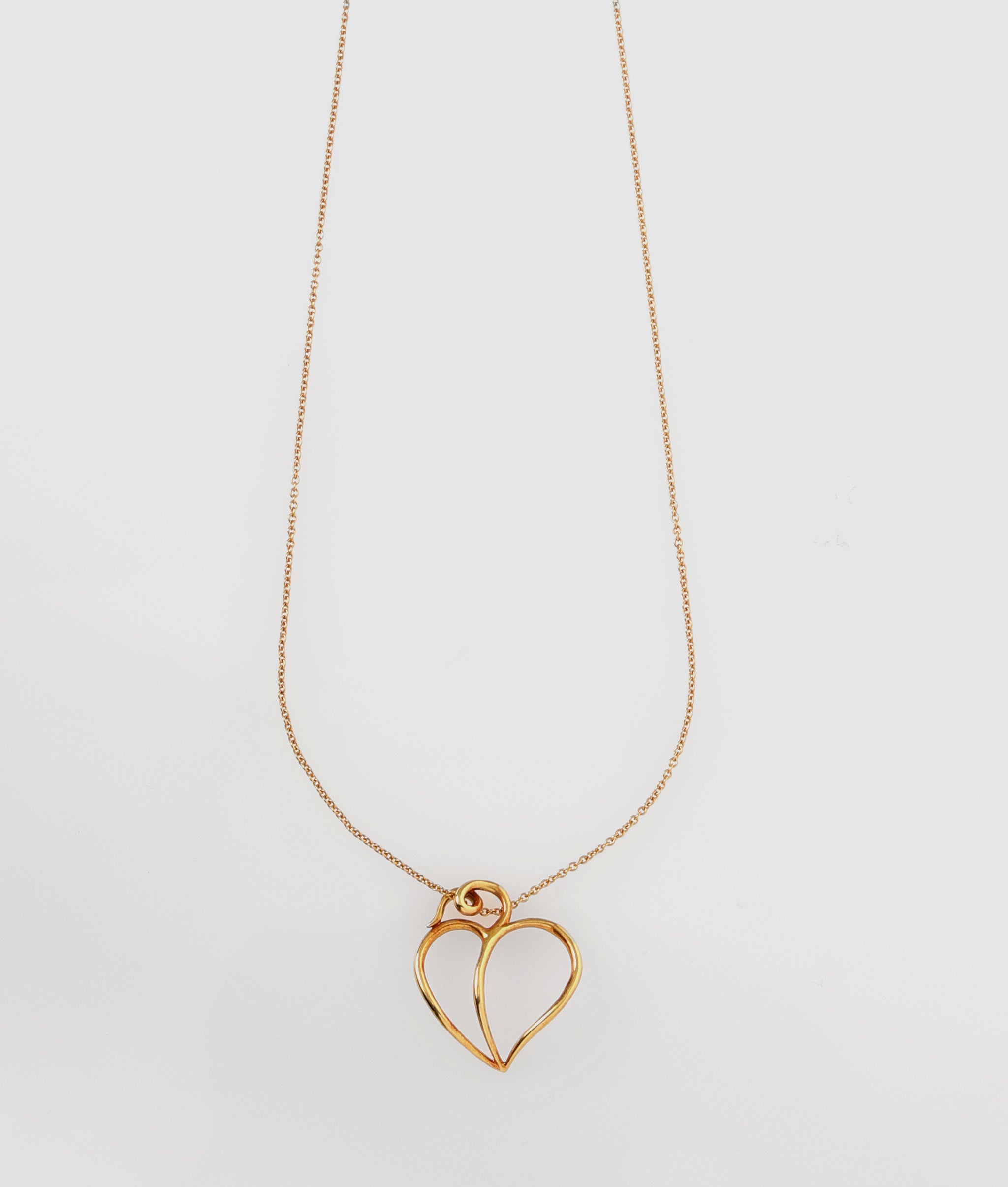 ティファニーアンドコー Tiffany&Co. リーフハートネックレス