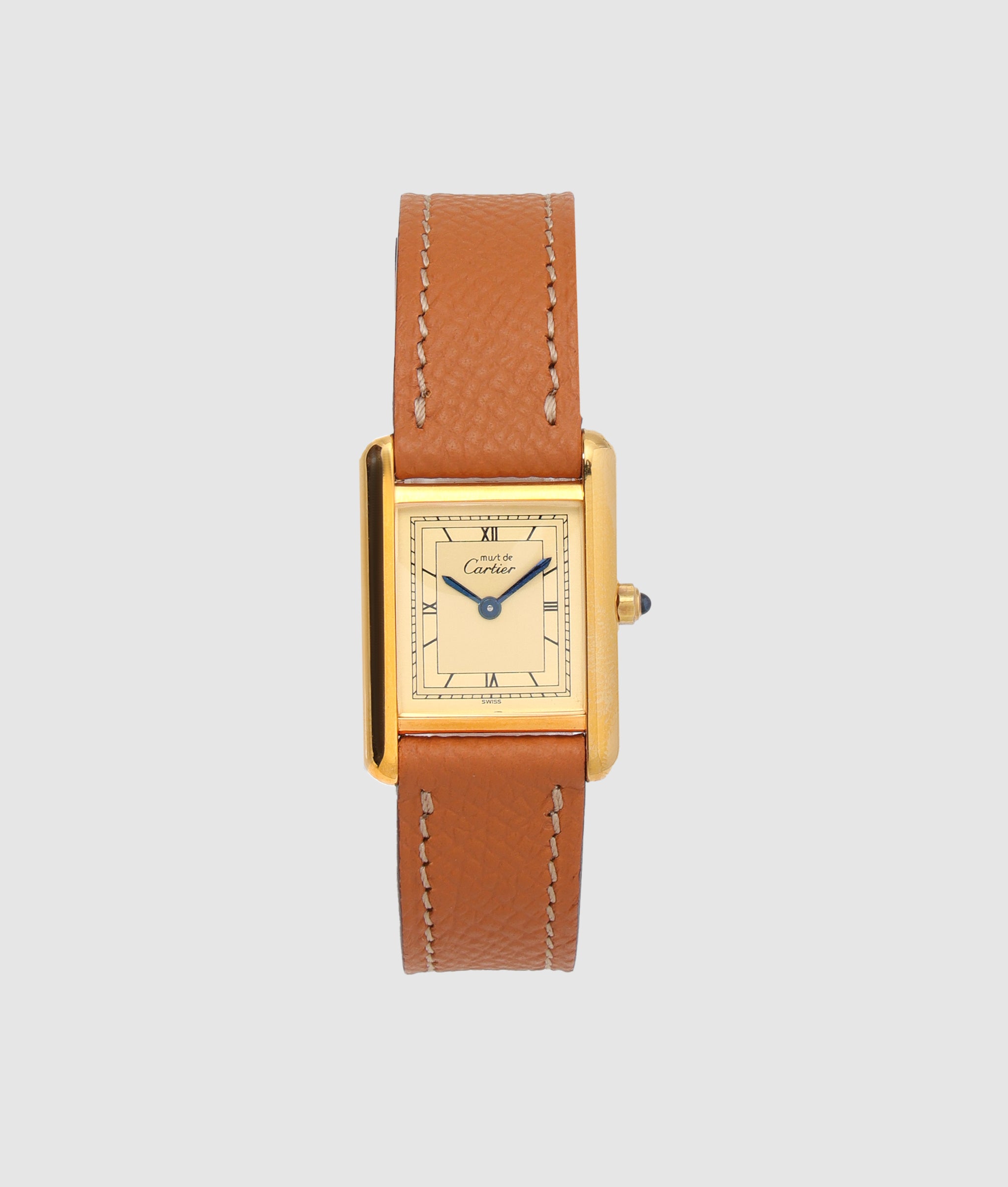 カルティエ Cartier マスト タンク SM ゴールドローマンダイヤル