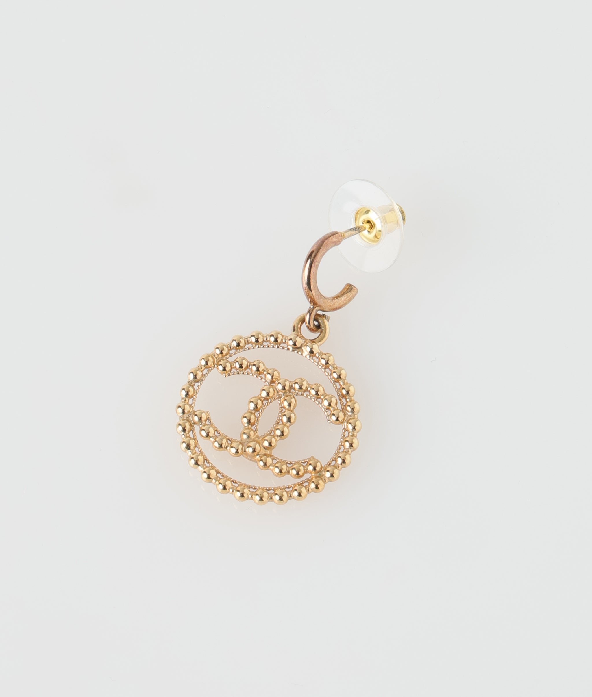 シャネル CHANEL ココマークフープピアス