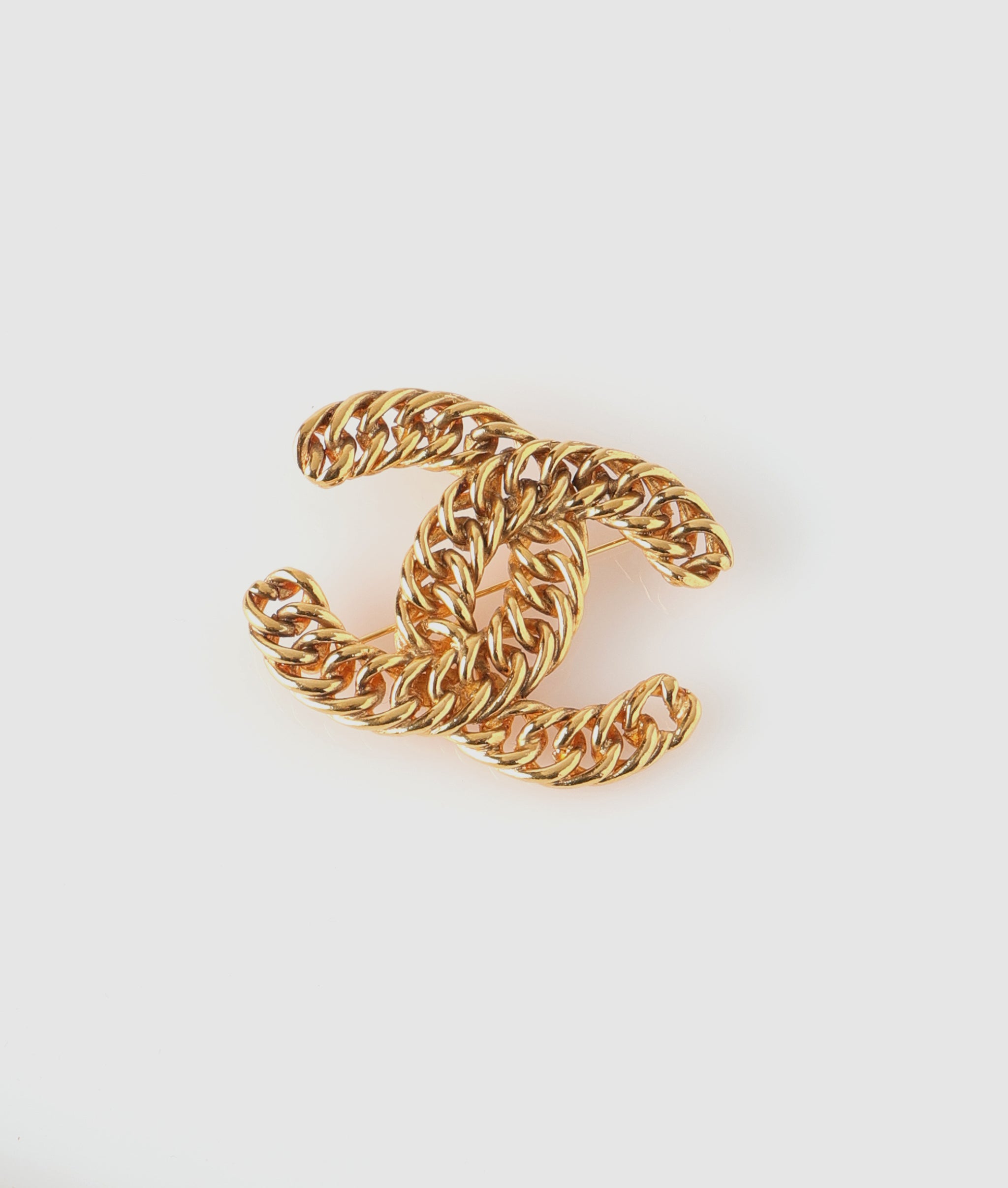 シャネル CHANEL デカココチェーンブローチ
