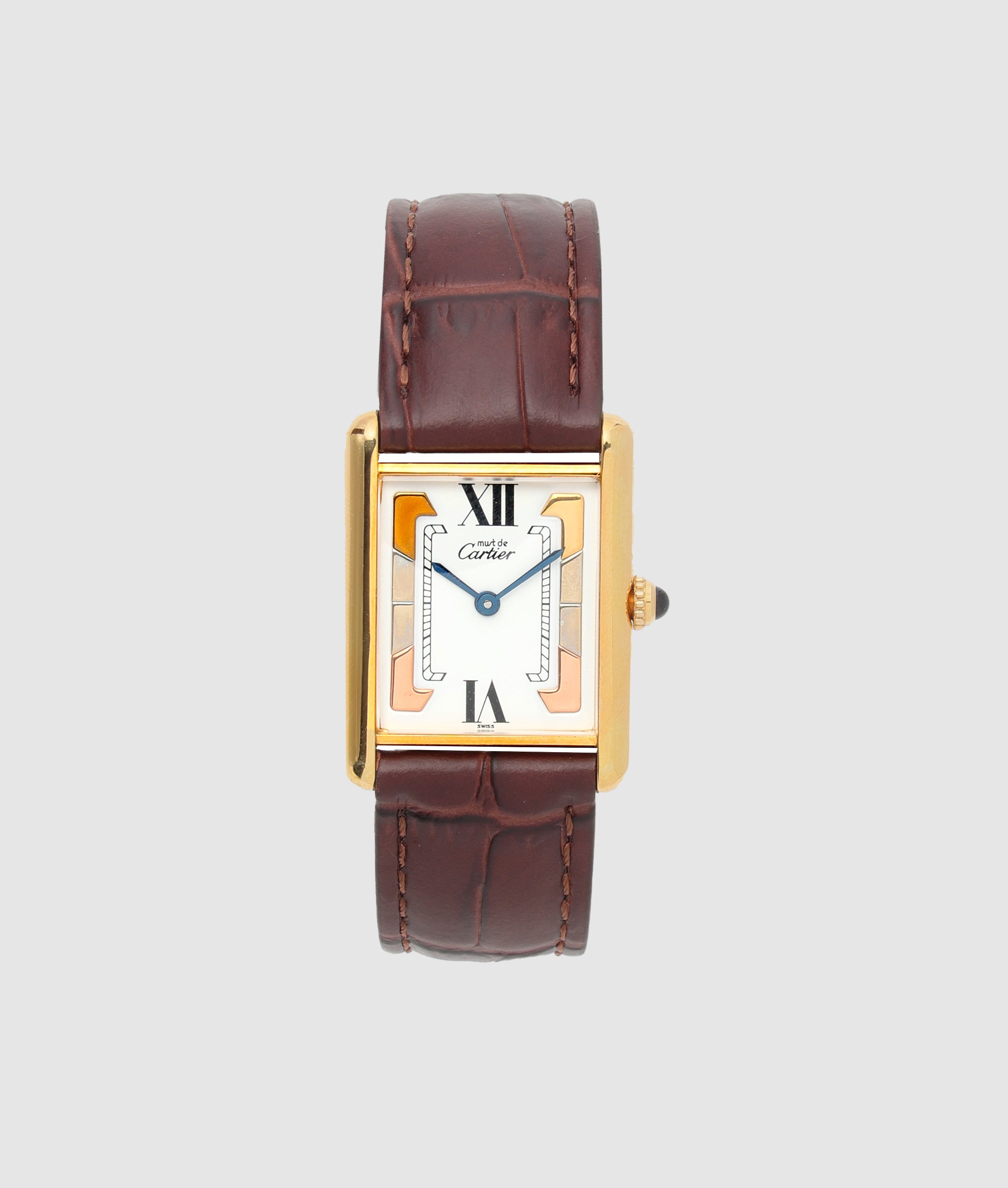 マストタンククロワゾネ 希少！ Cartier マストタンク LM クロワゾネ文字盤 【公式通販】