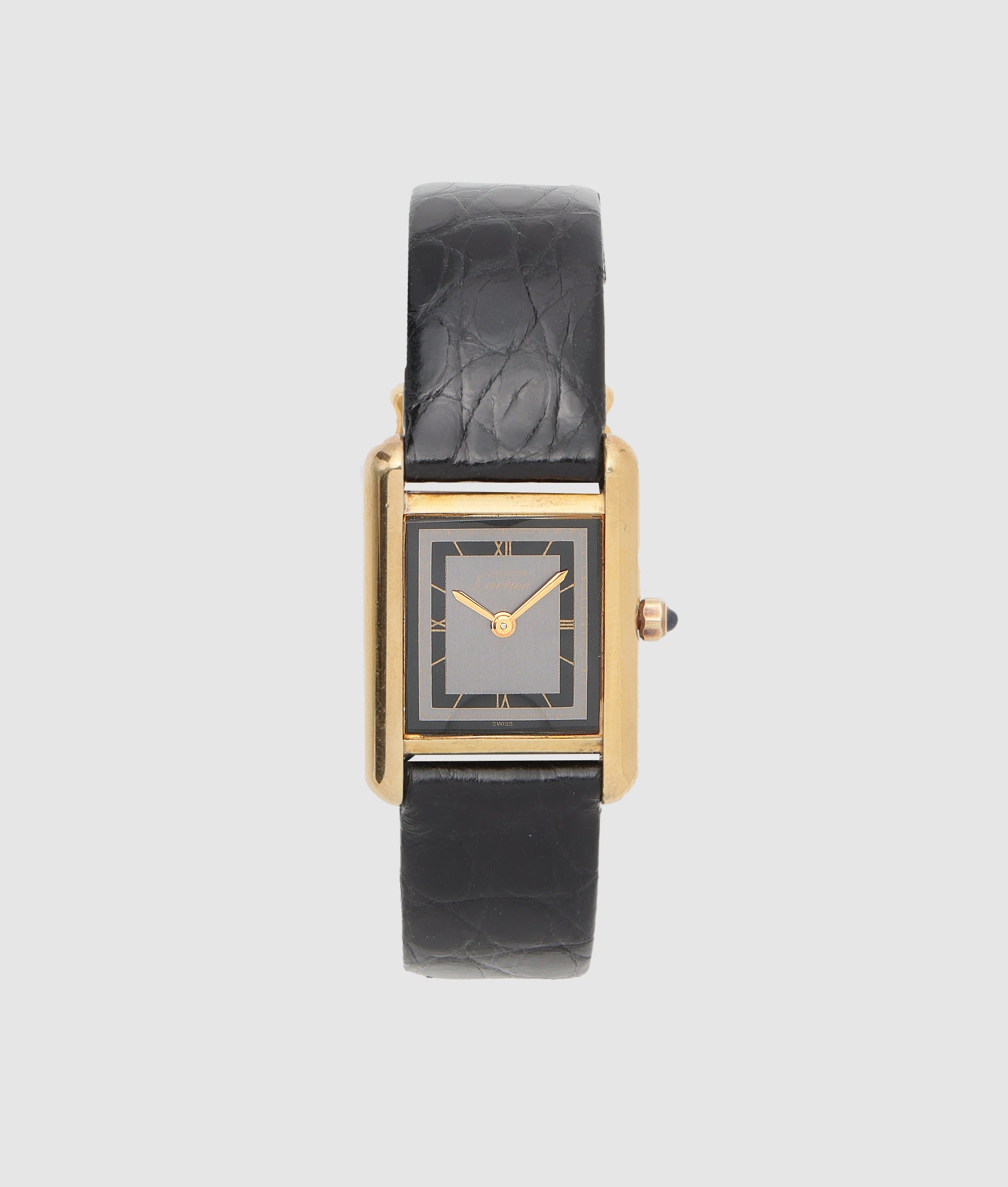 カルティエ Cartier マスト タンク SM グレー