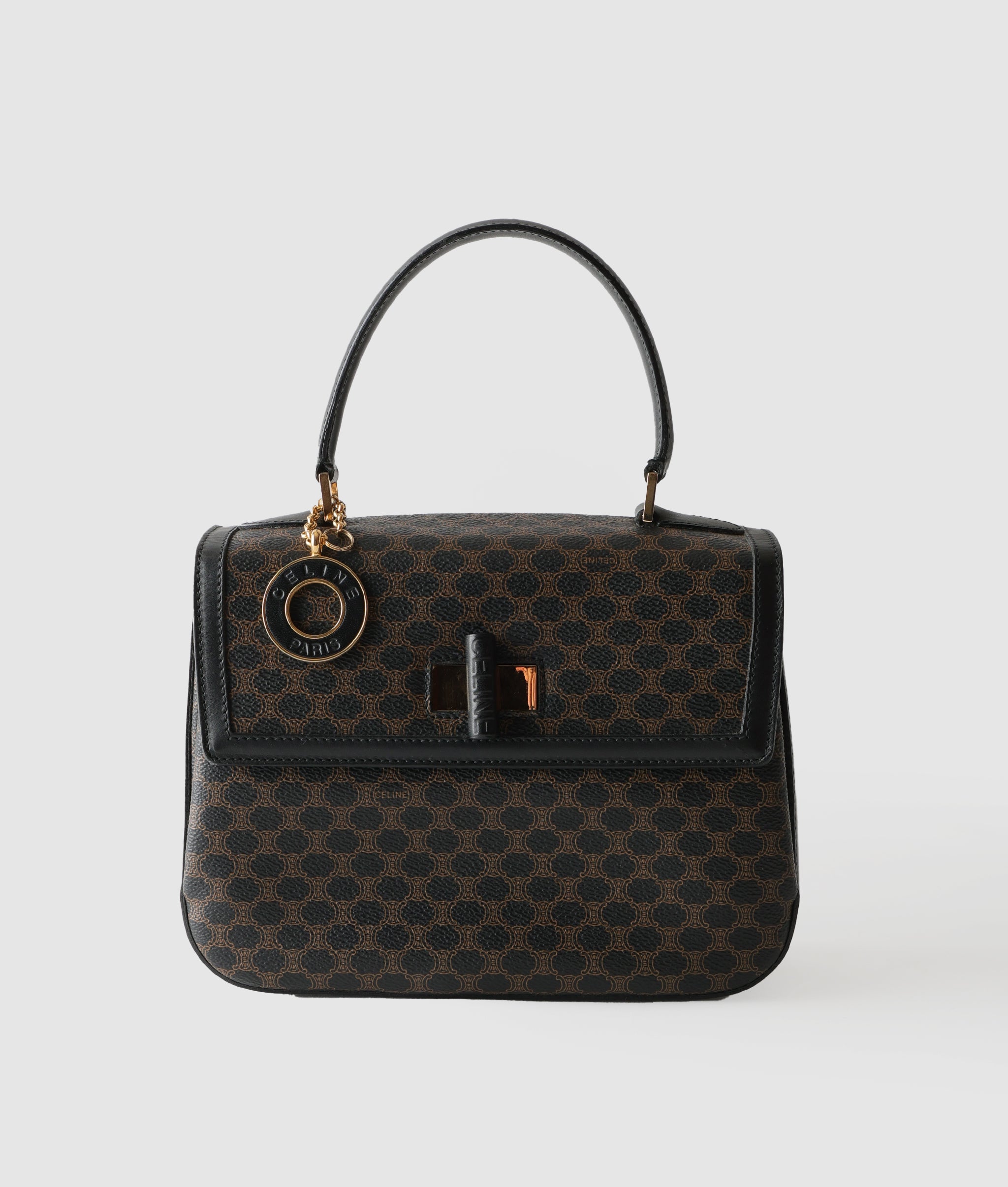 セリーヌ CELINE マカダムハンドバッグ