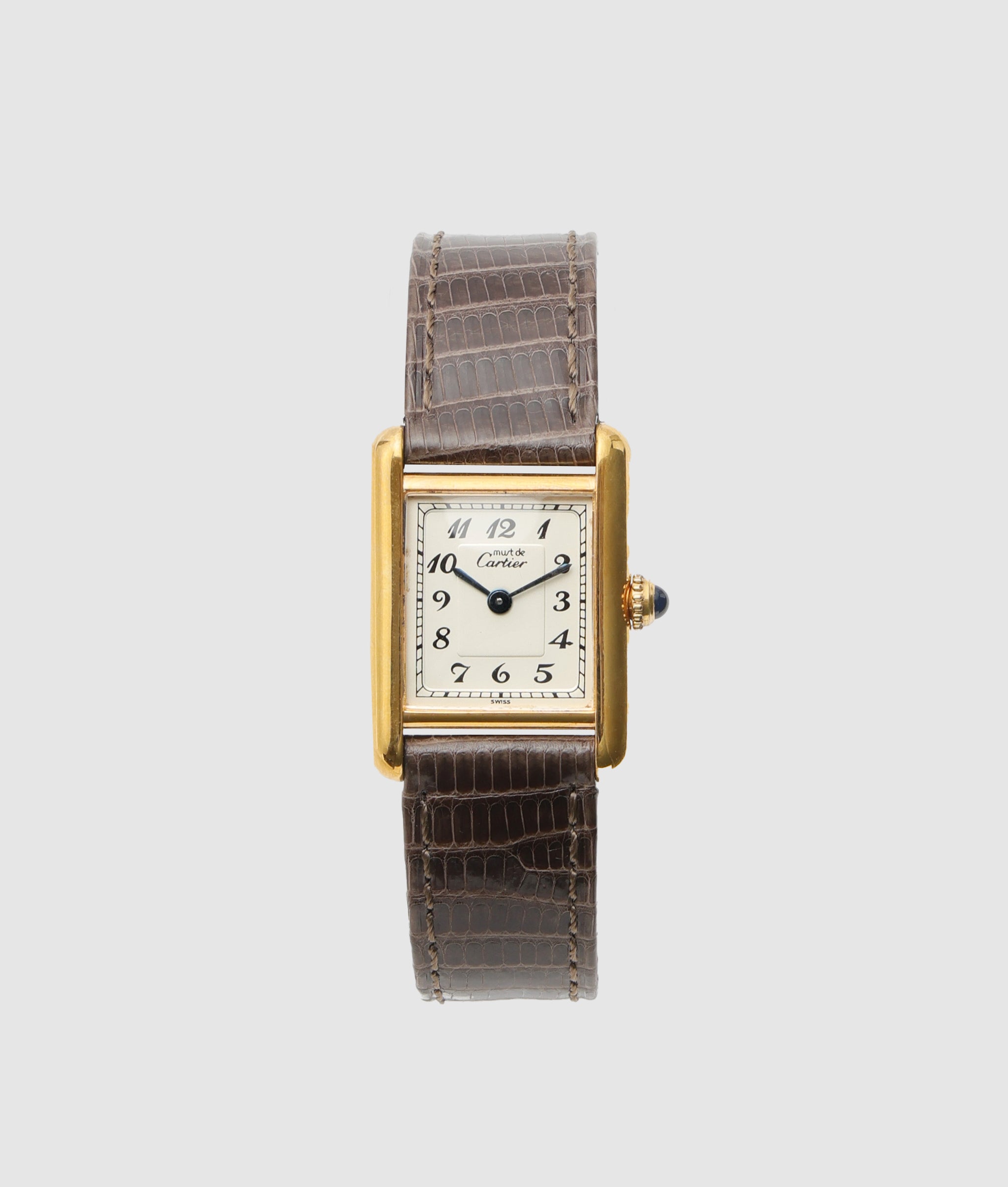 Cartier Must Tank SM Ivory Roman