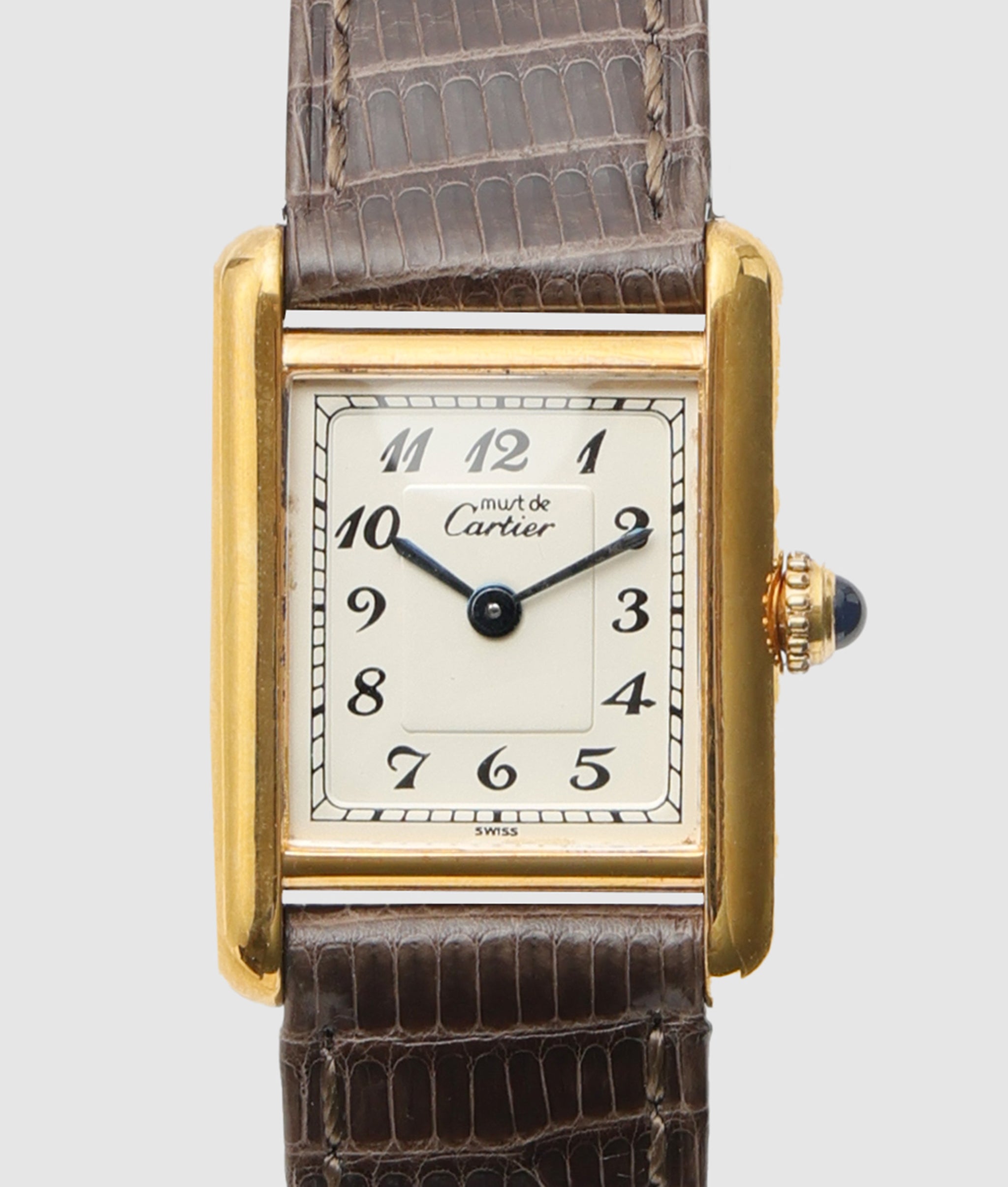Cartier Must Tank SM Ivory Roman