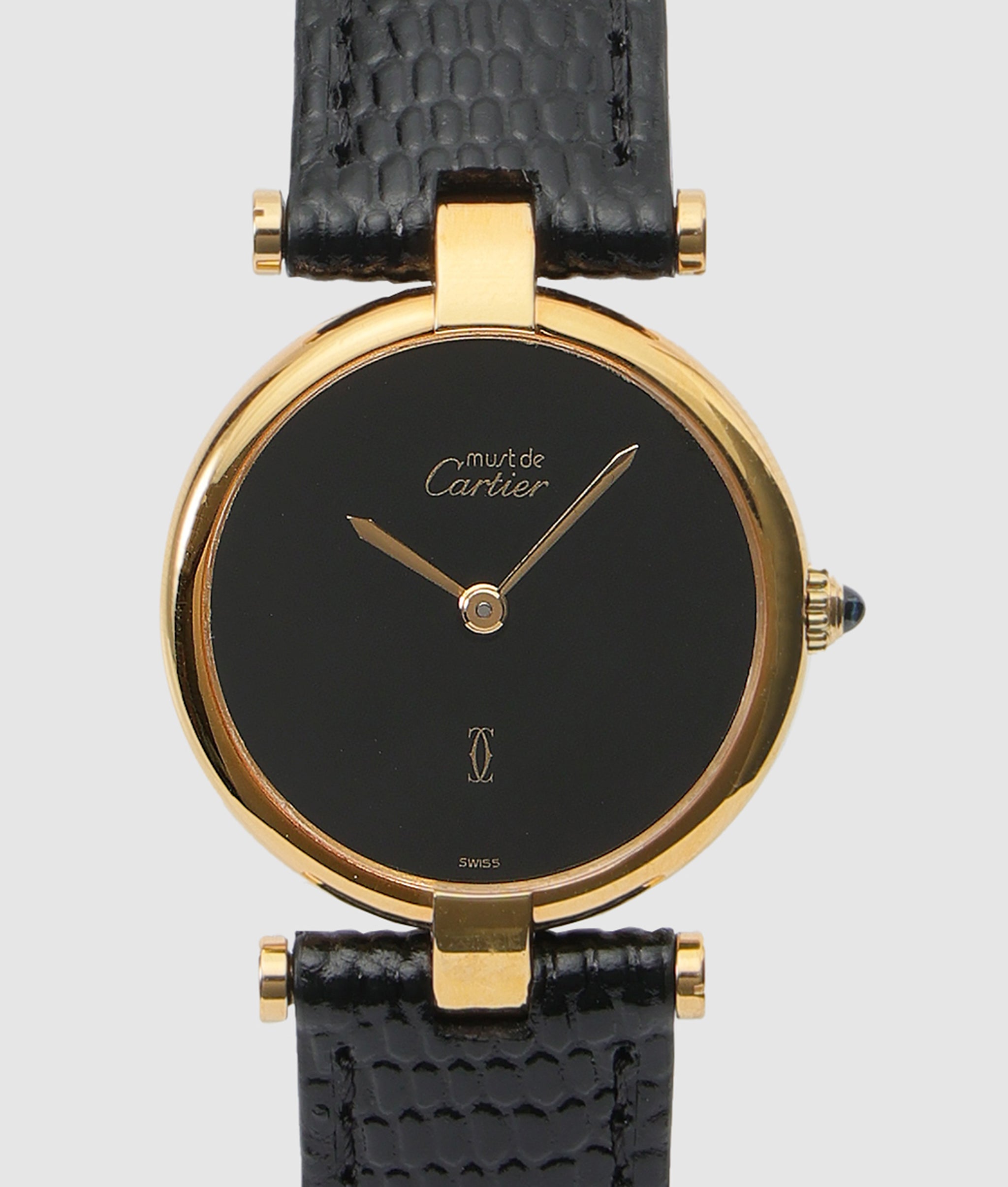 カルティエ Cartier マスト ヴァンドームSM ブラック