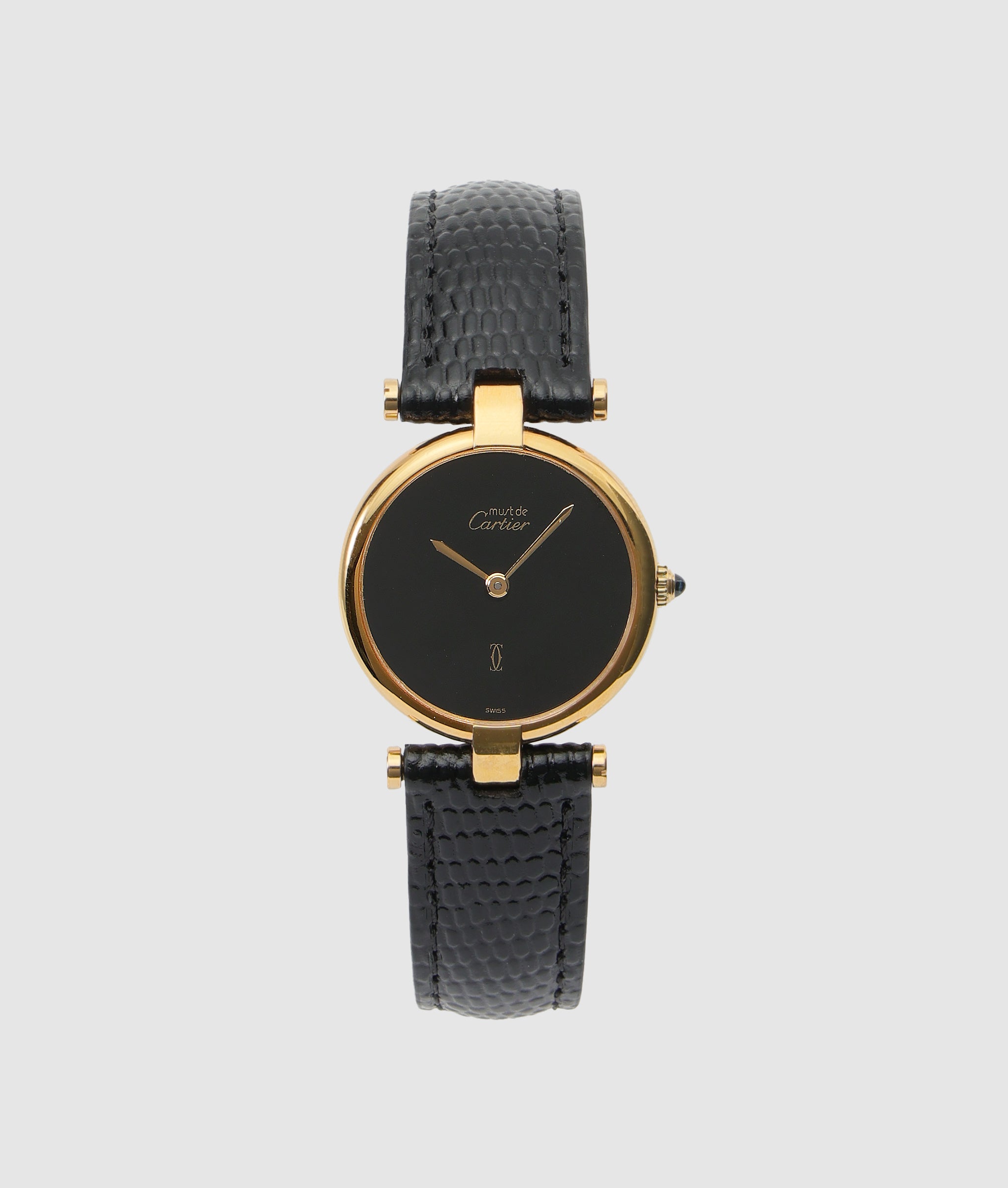 カルティエ Cartier マスト ヴァンドームSM ブラック