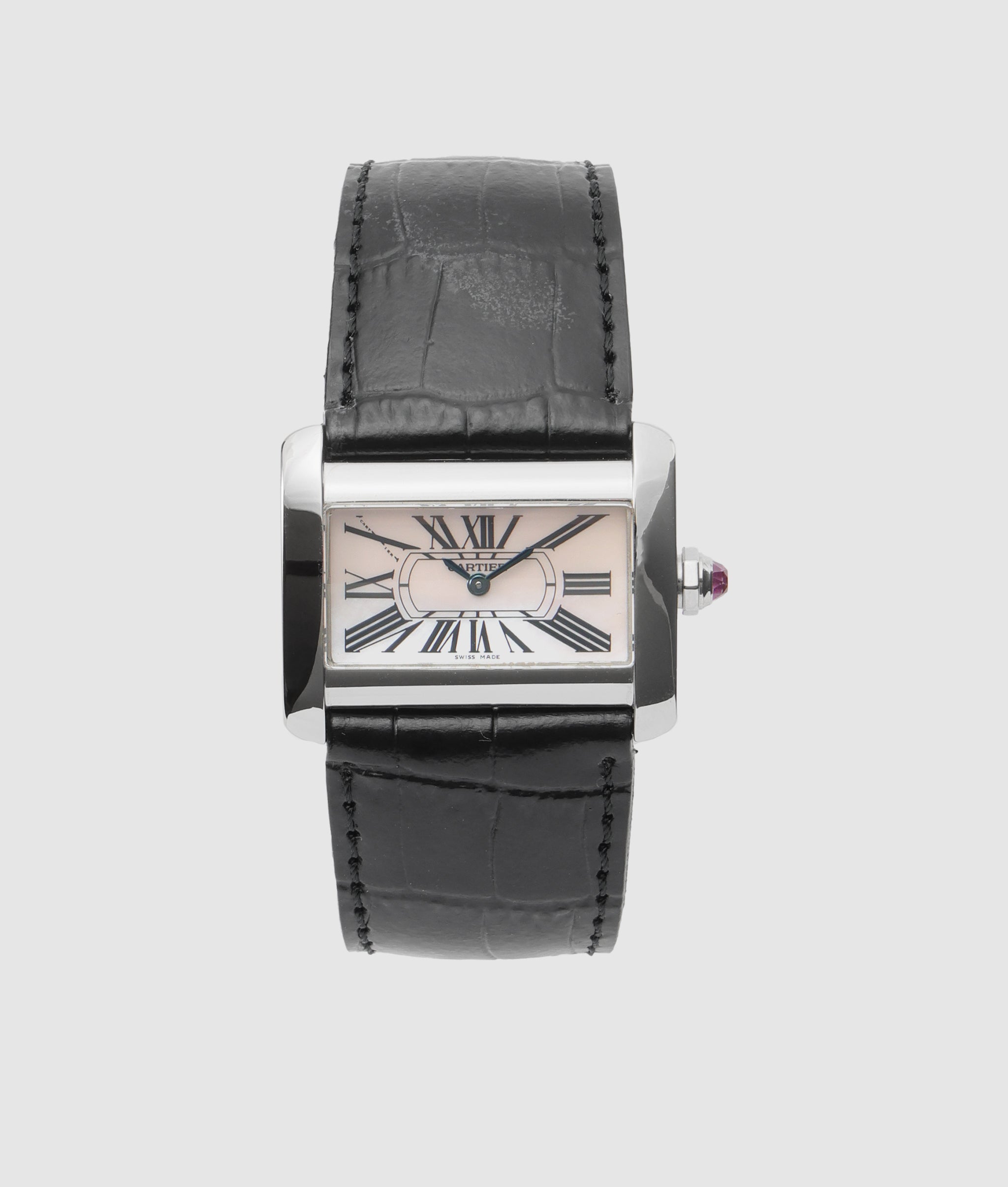 カルティエ Cartier ミニ タンクディヴァン ピンクシェル