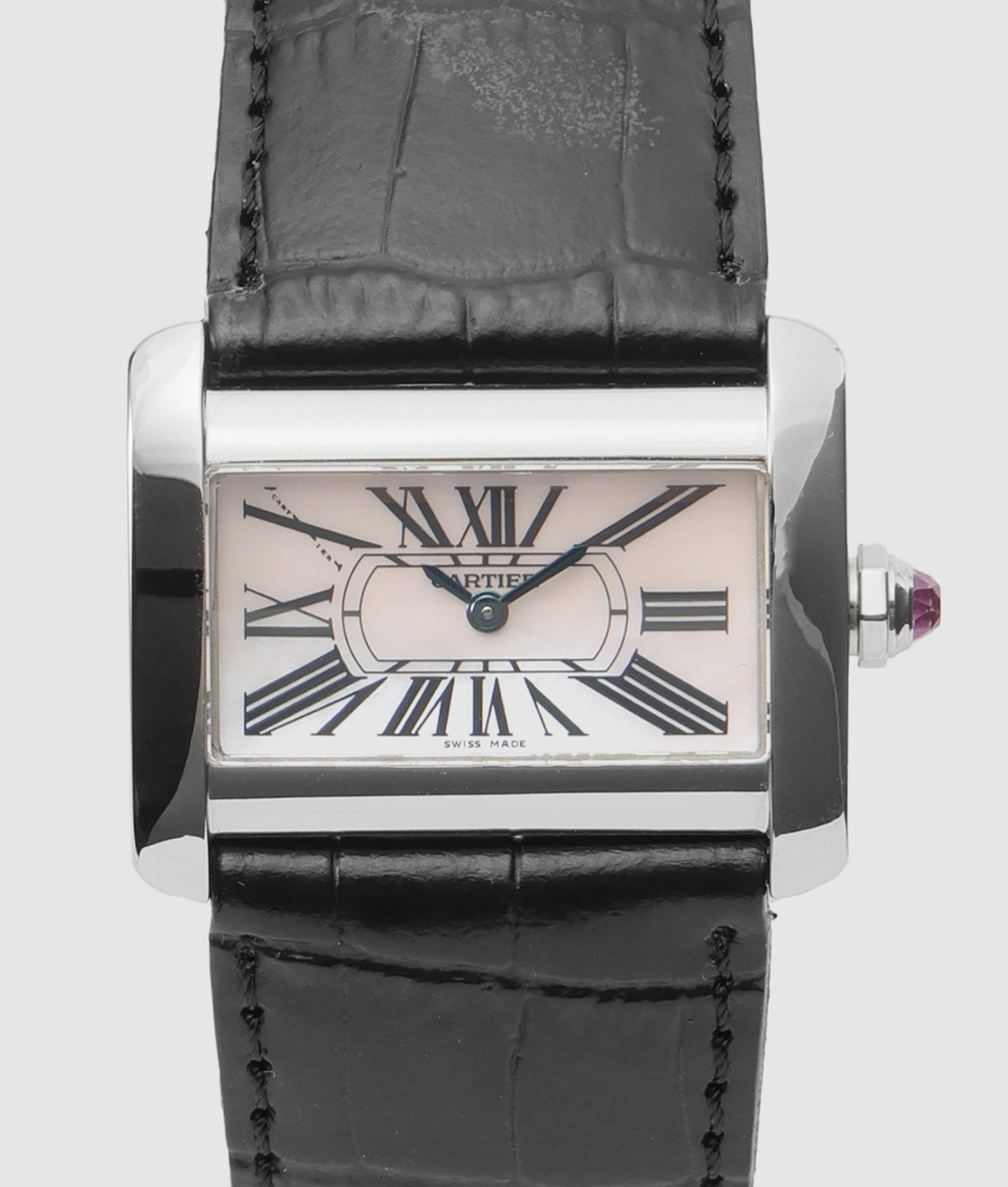 カルティエ Cartier ミニ タンクディヴァン ピンクシェル