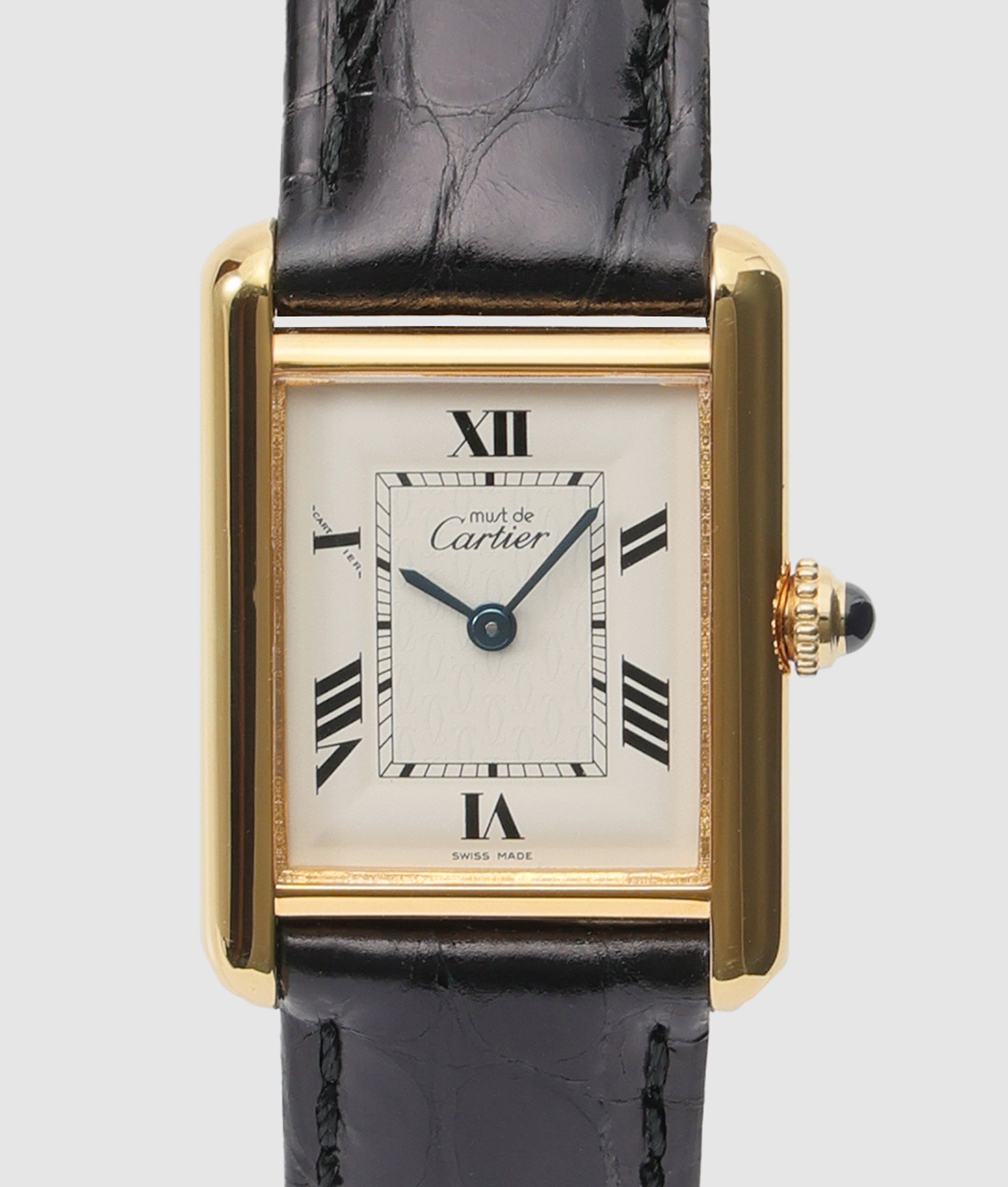 カルティエ Cartier マスト タンク MM 飛びローマン