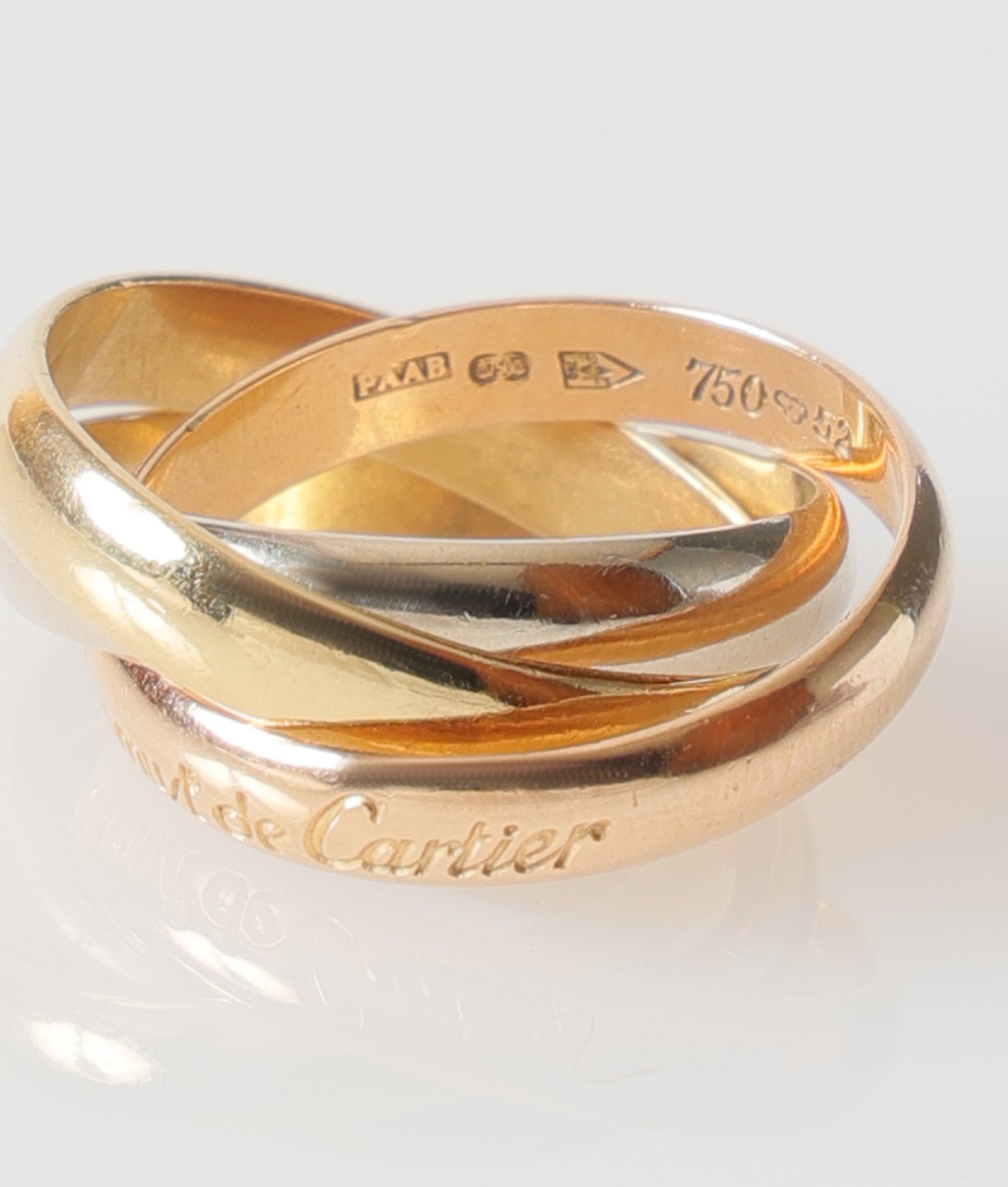 カルティエ Cartier トリニティリング MM #52