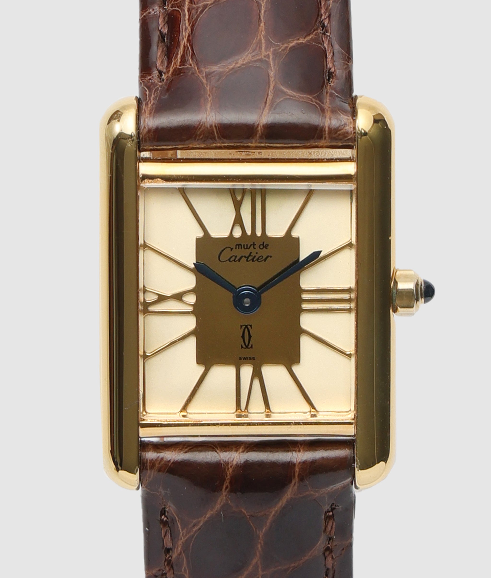 カルティエ Cartier マスト タンク SM アイボリークロワゾネ