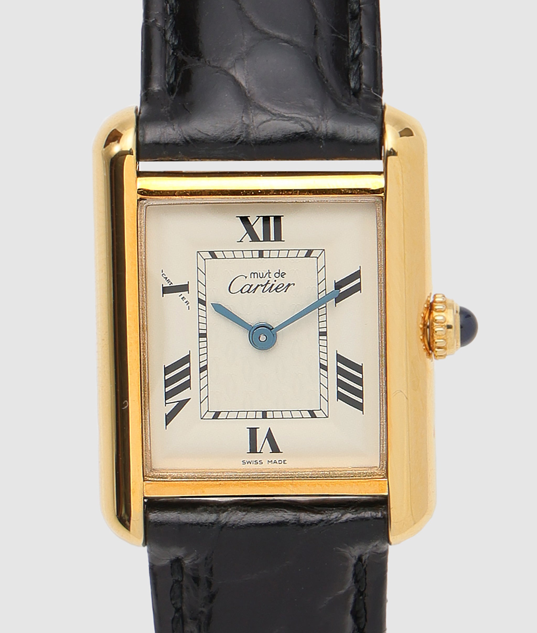 カルティエ Cartier マスト タンク MM 飛びローマン