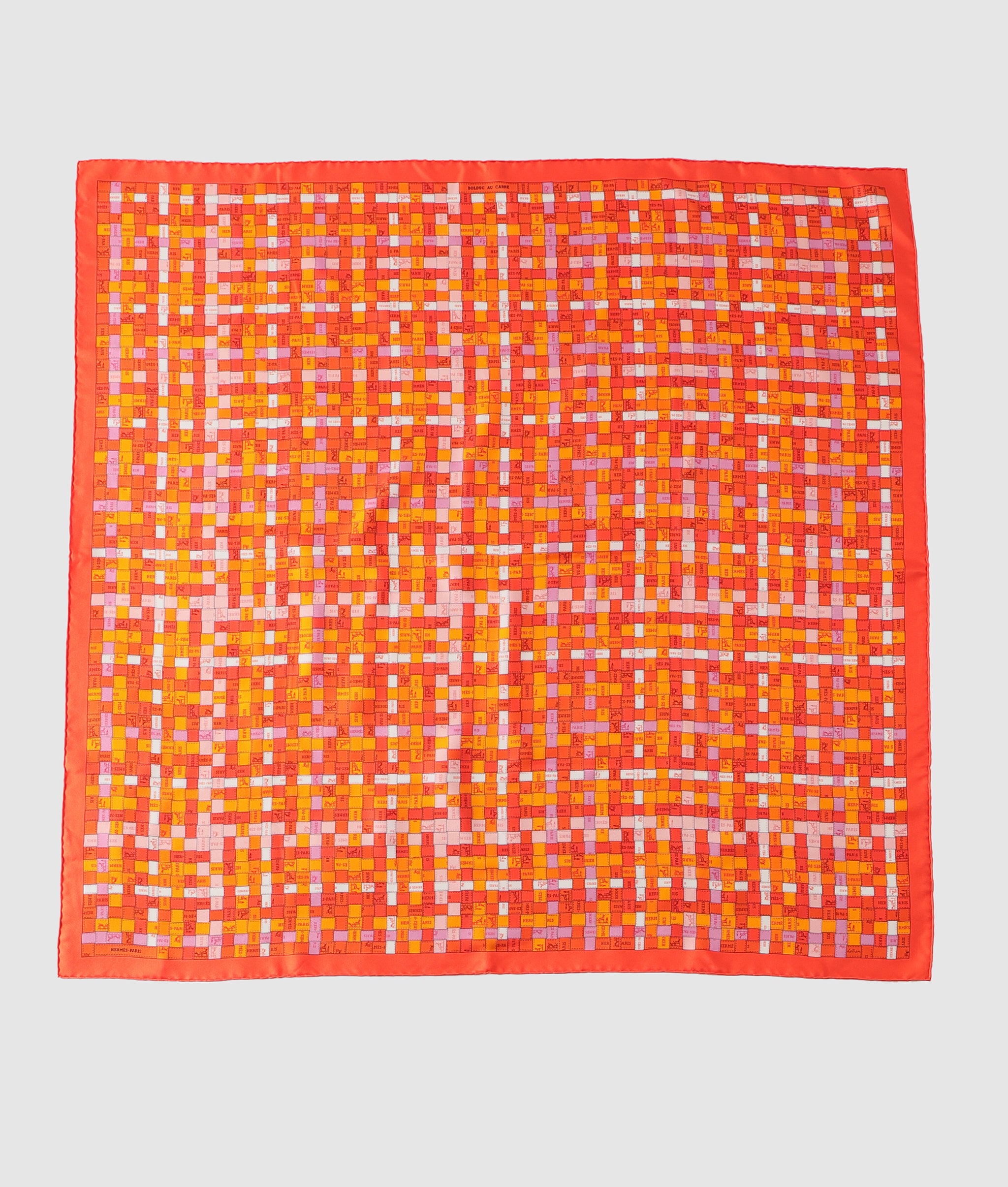 エルメス HERMES カレ90 ボルデュックチェック