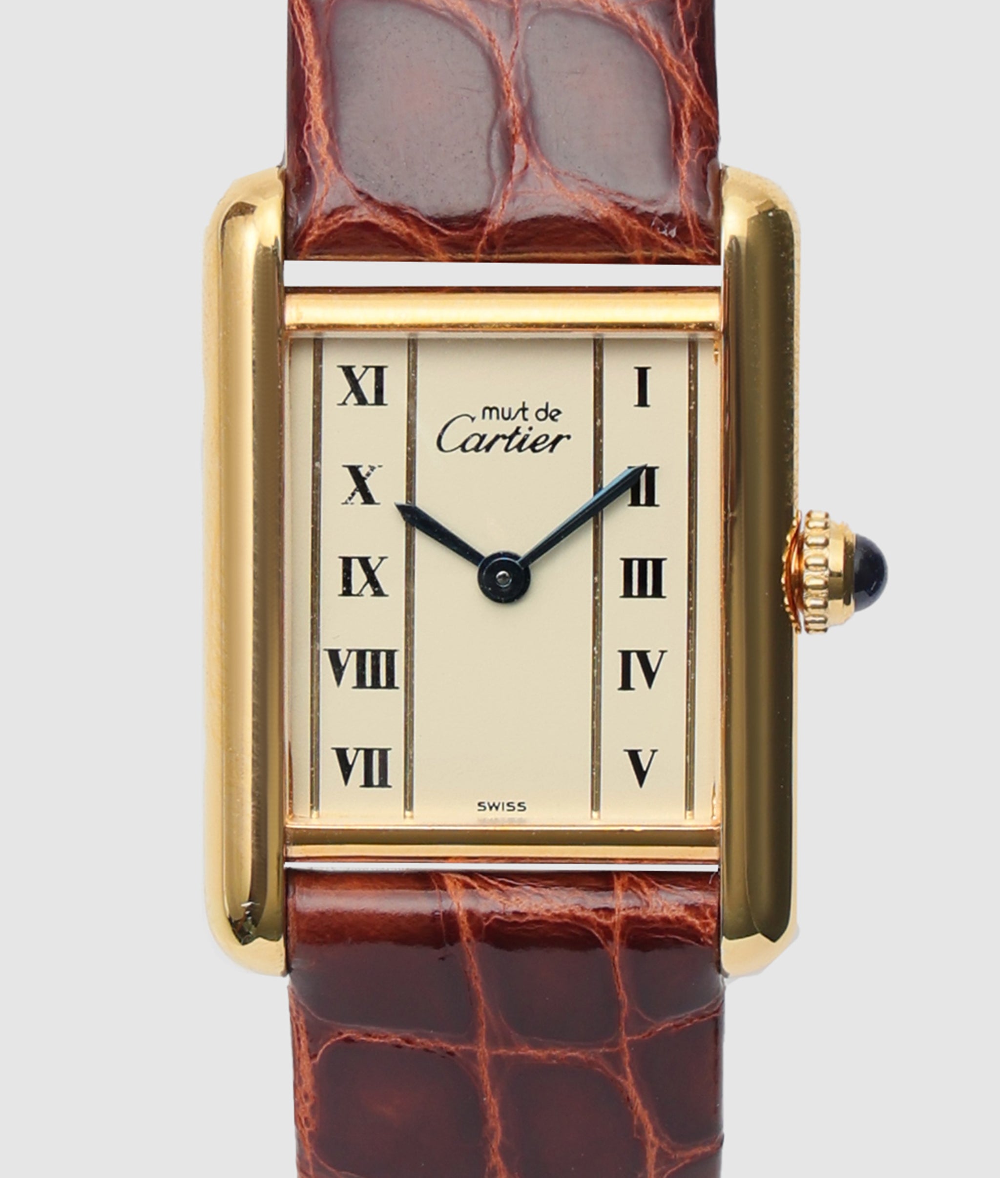 カルティエ Cartier マスト タンク SM 縦ローマン