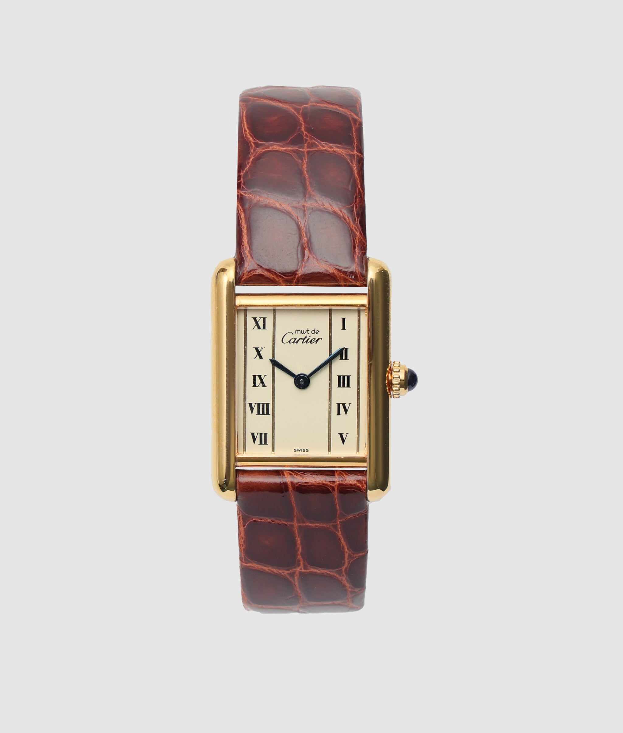 カルティエ Cartier マスト タンク SM 縦ローマン