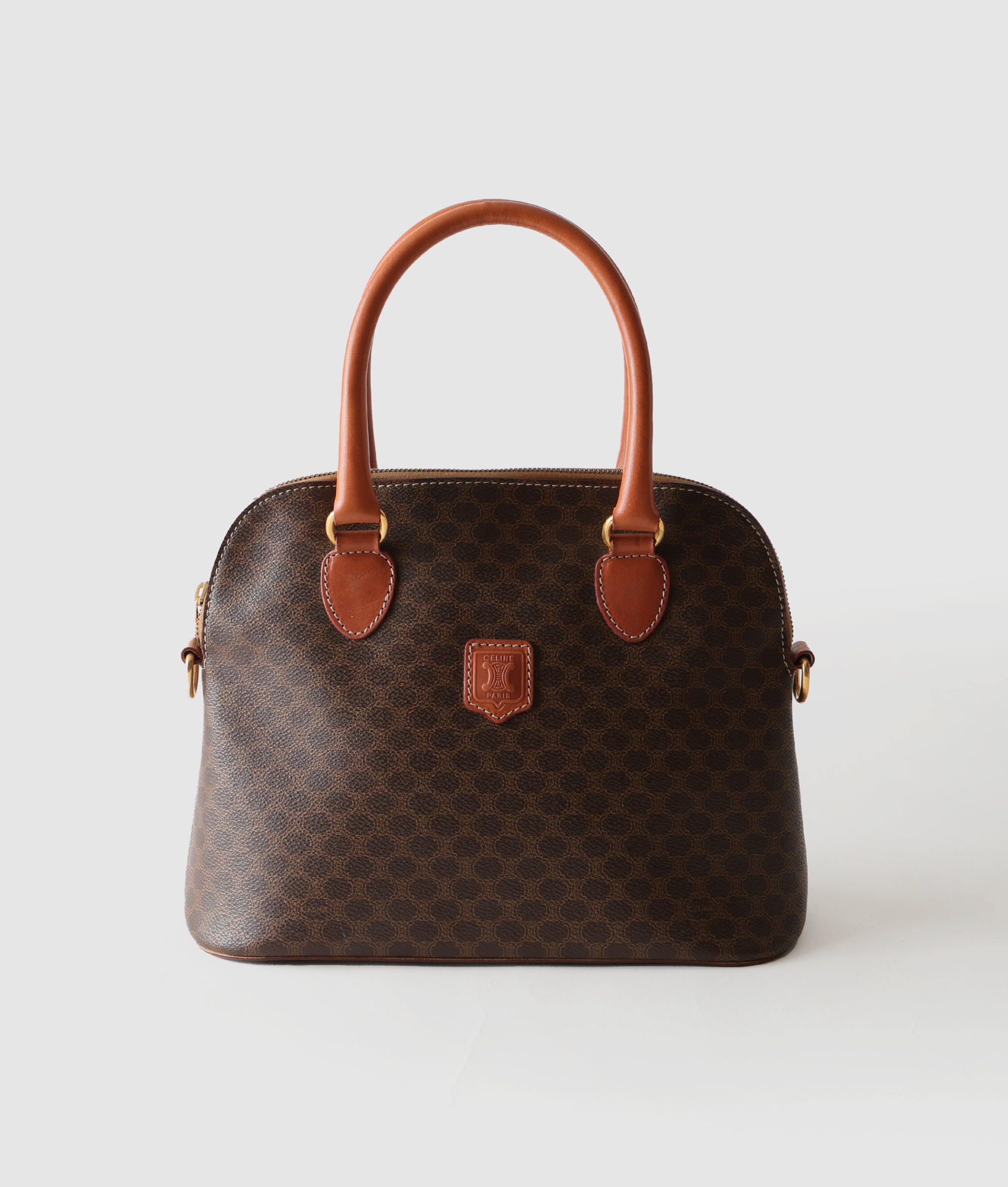CELINE マカダム柄 Pコート 36 ハンガー付 中古・古着通販】CELINE (セリーヌ) マカダム柄 PVC ショルダーバッグ