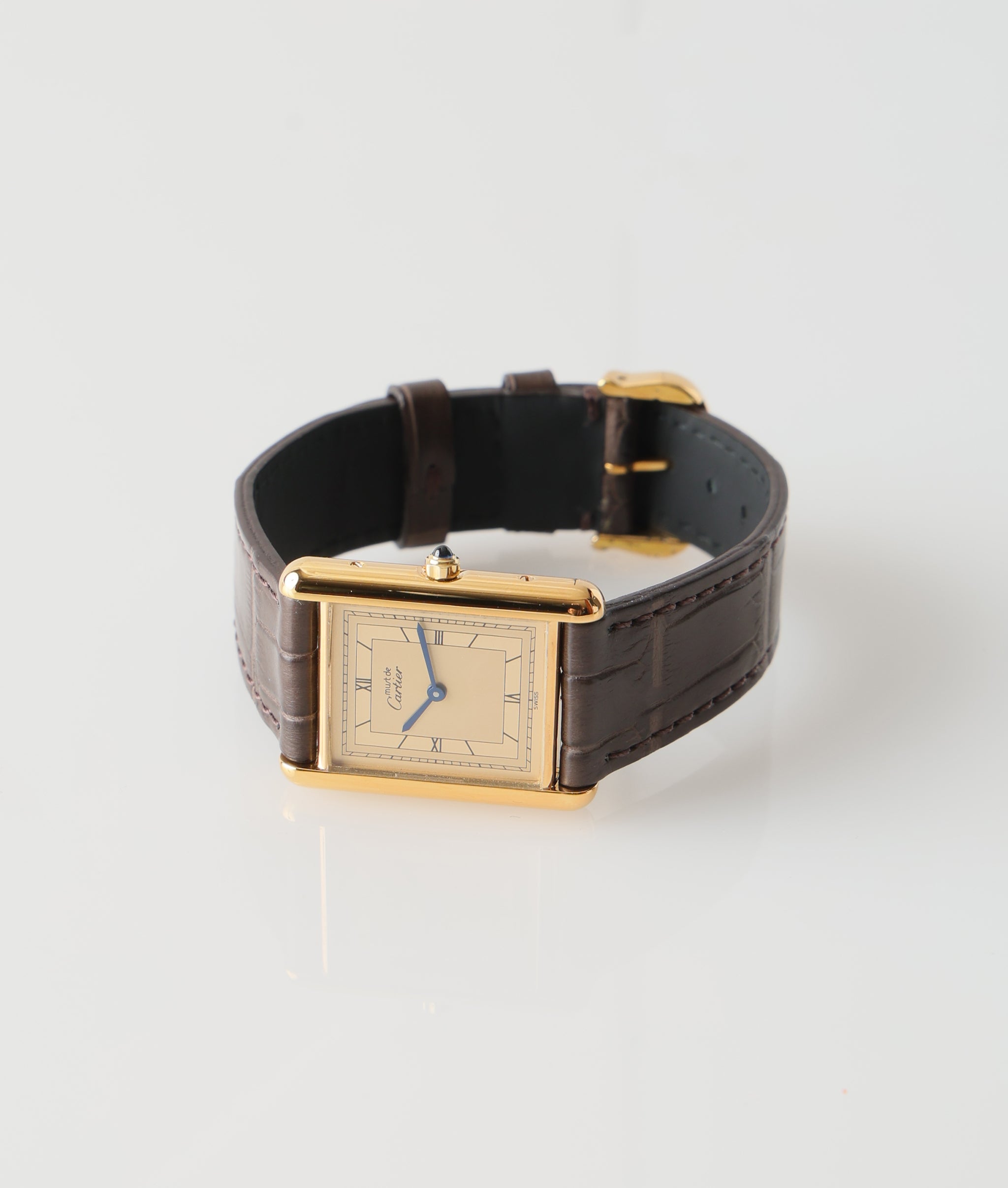 カルティエ Cartier マストタンク LM ゴールドローマン/ カルティエ