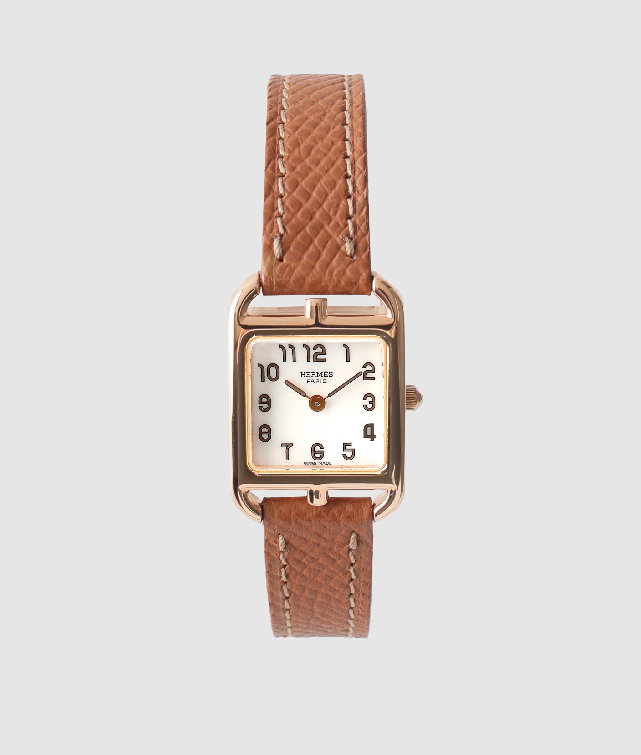 エルメス HERMES ケープコッド ミニホワイトシェル K18PG