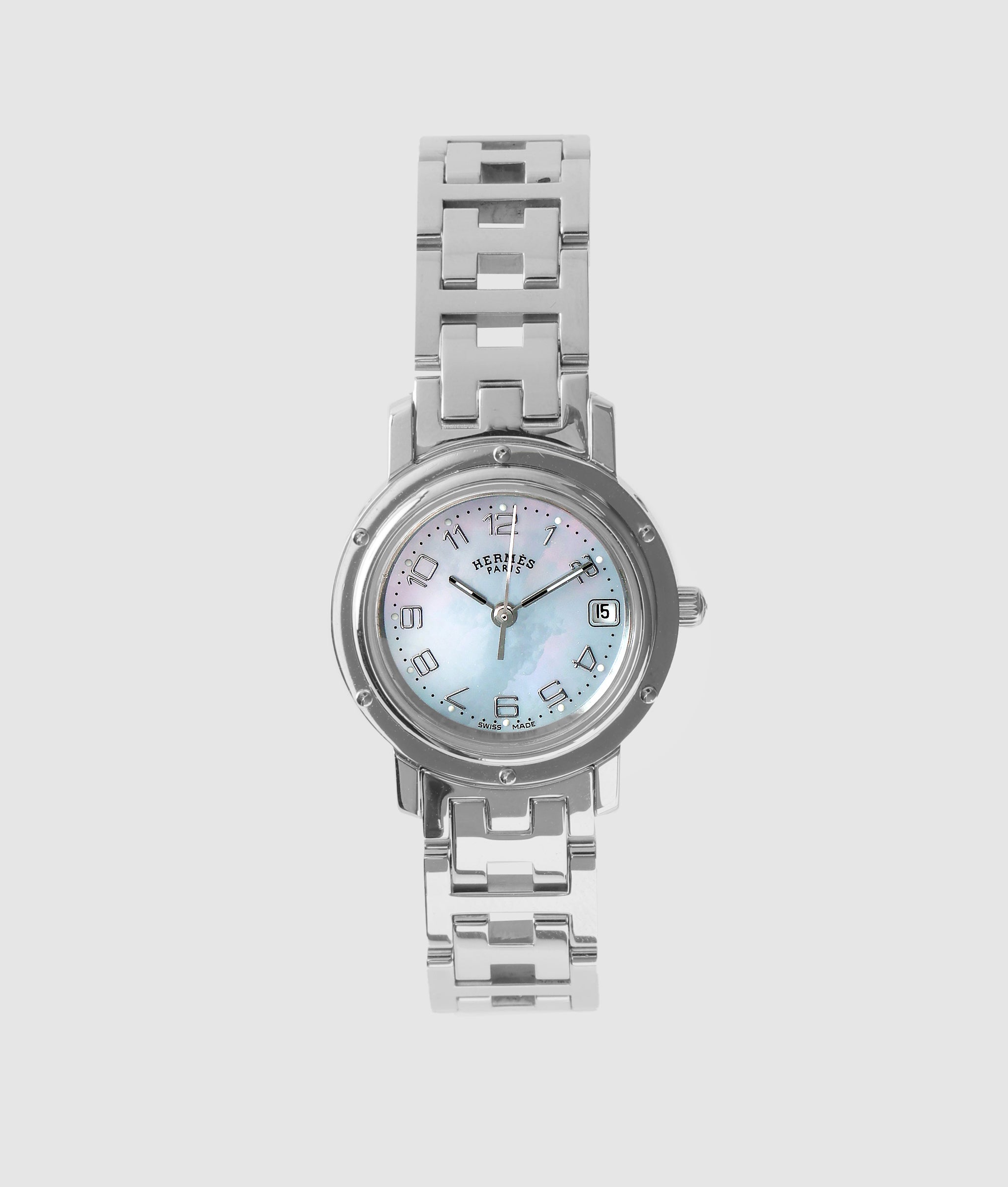 エルメス HERMES クリッパーナクレ ブルーシェル