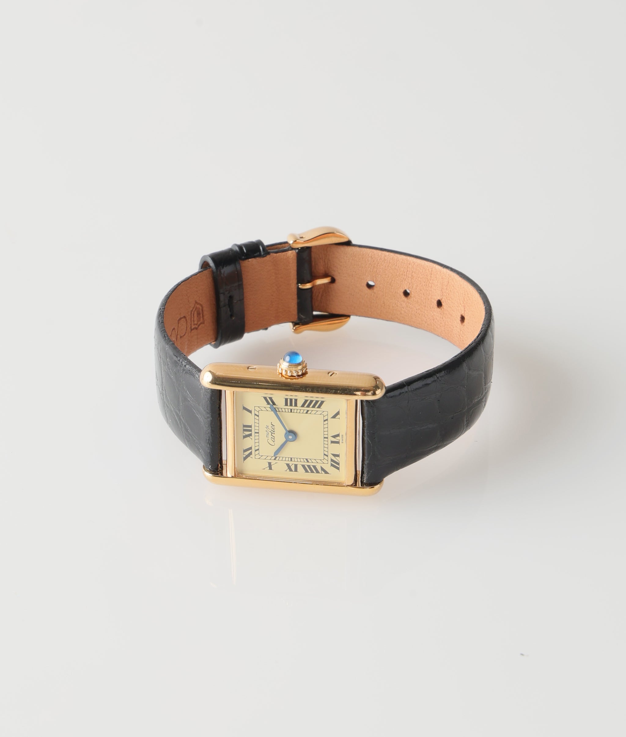 カルティエ Cartier マスト タンク SM アイボリーローマン