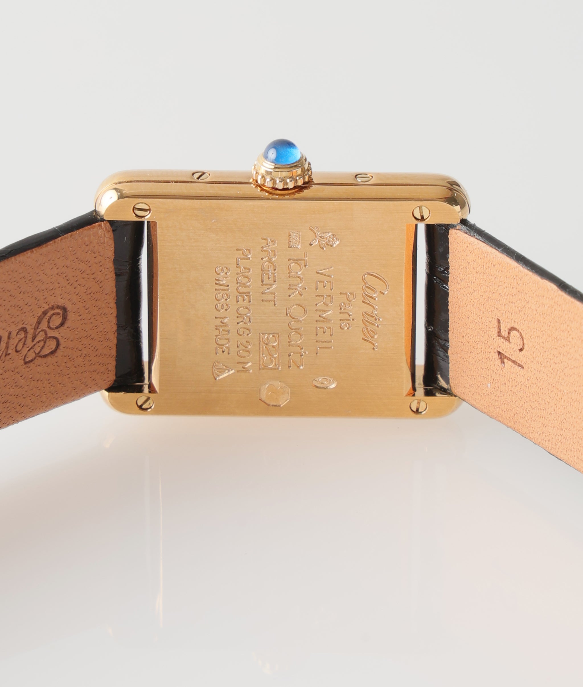 カルティエ Cartier マスト タンク SM アイボリーローマン