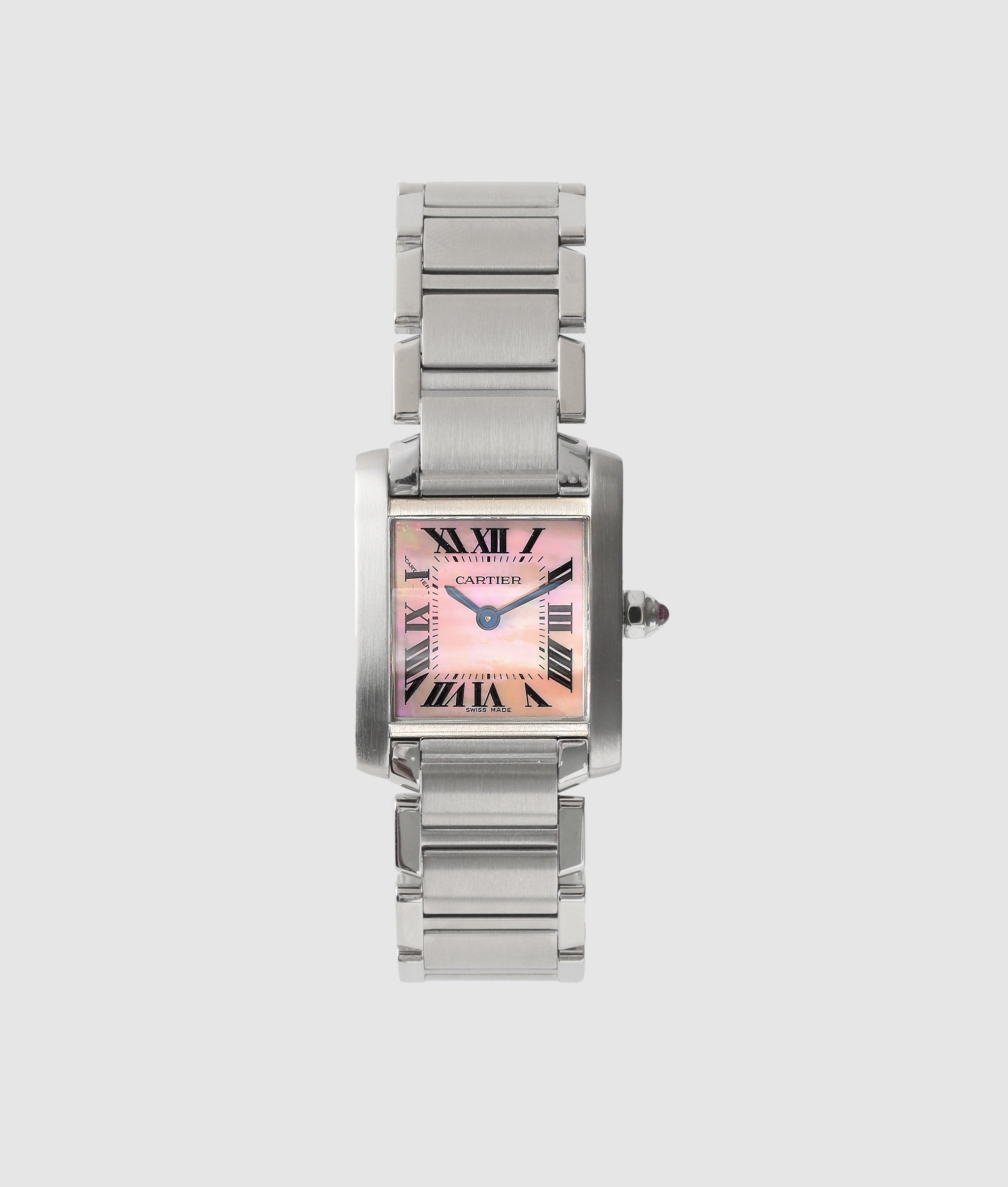 カルティエ Cartier タンク フランセーズ SM ピンクシェル