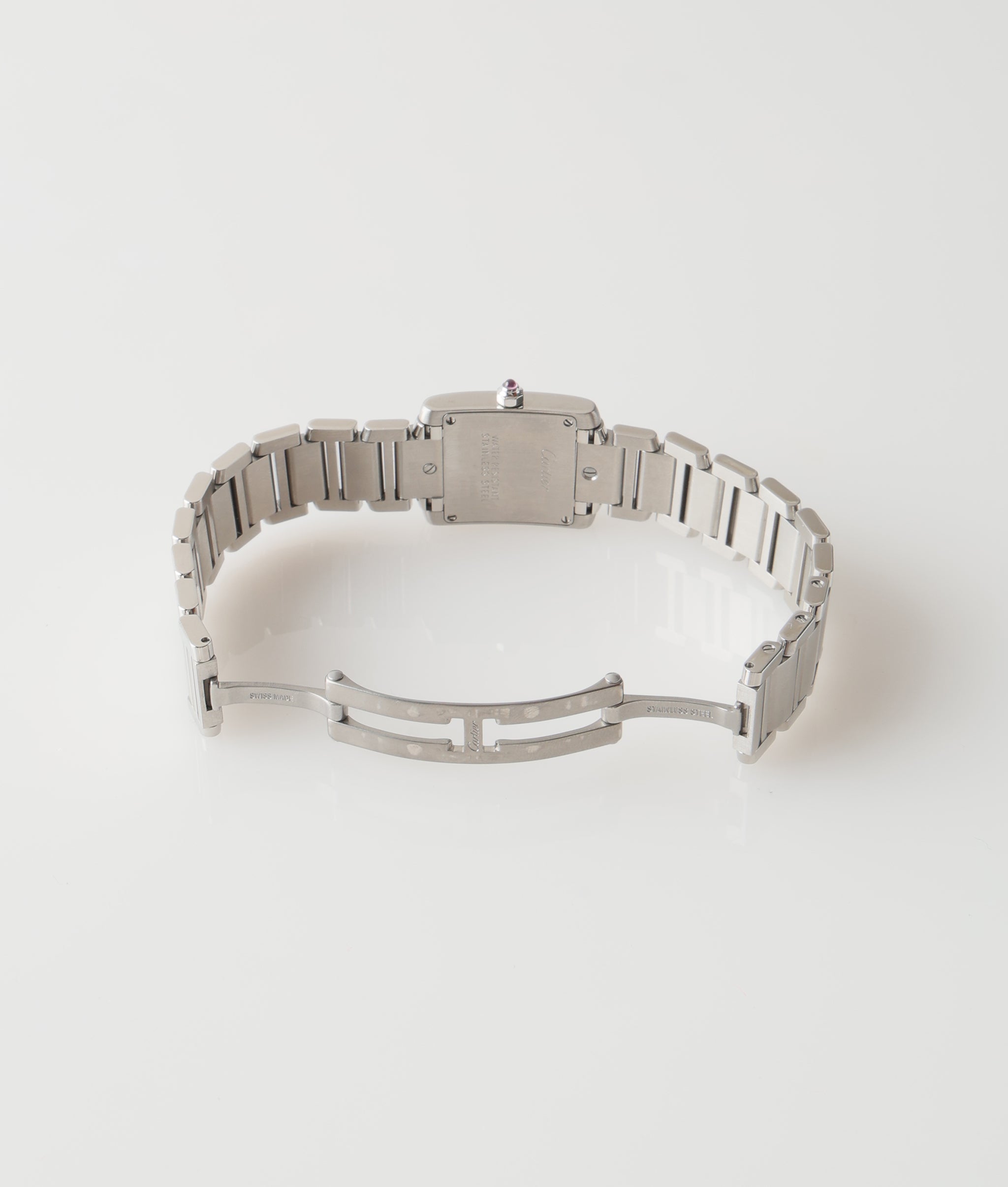 カルティエ Cartier タンク フランセーズ SM ピンクシェル