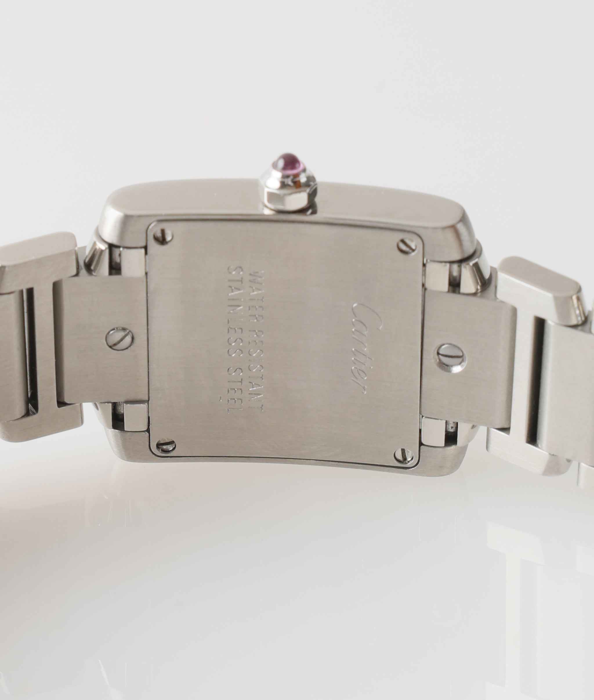 カルティエ Cartier タンク フランセーズ SM ピンクシェル