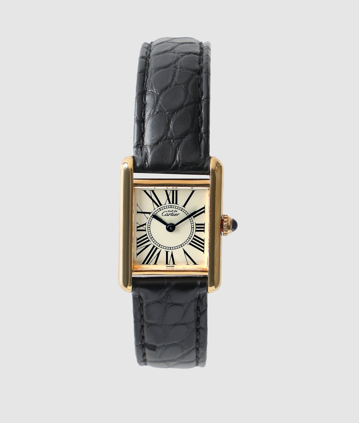 Cartier Must Tank SM Ivory Roman