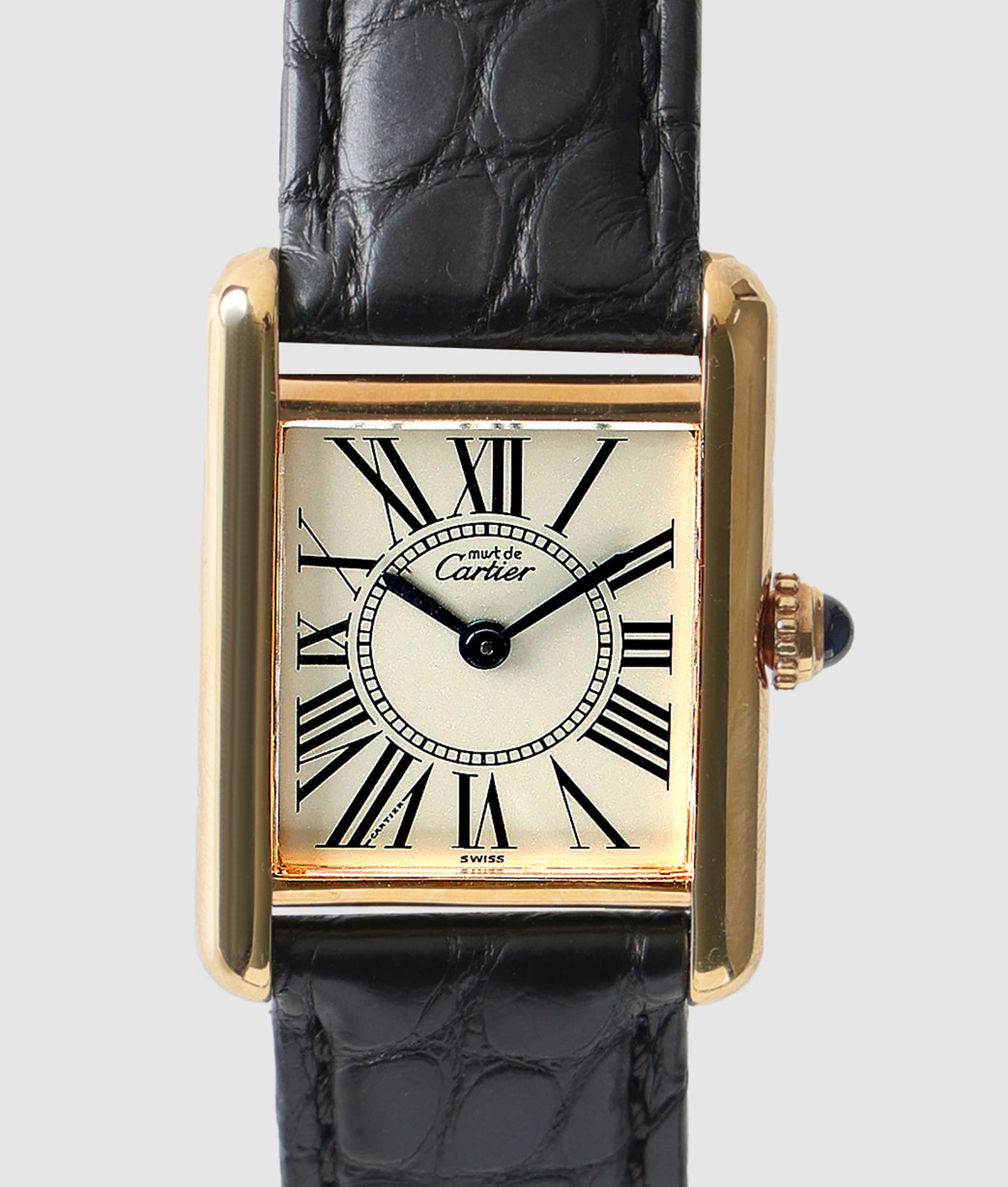 Cartier Must Tank SM Ivory Roman