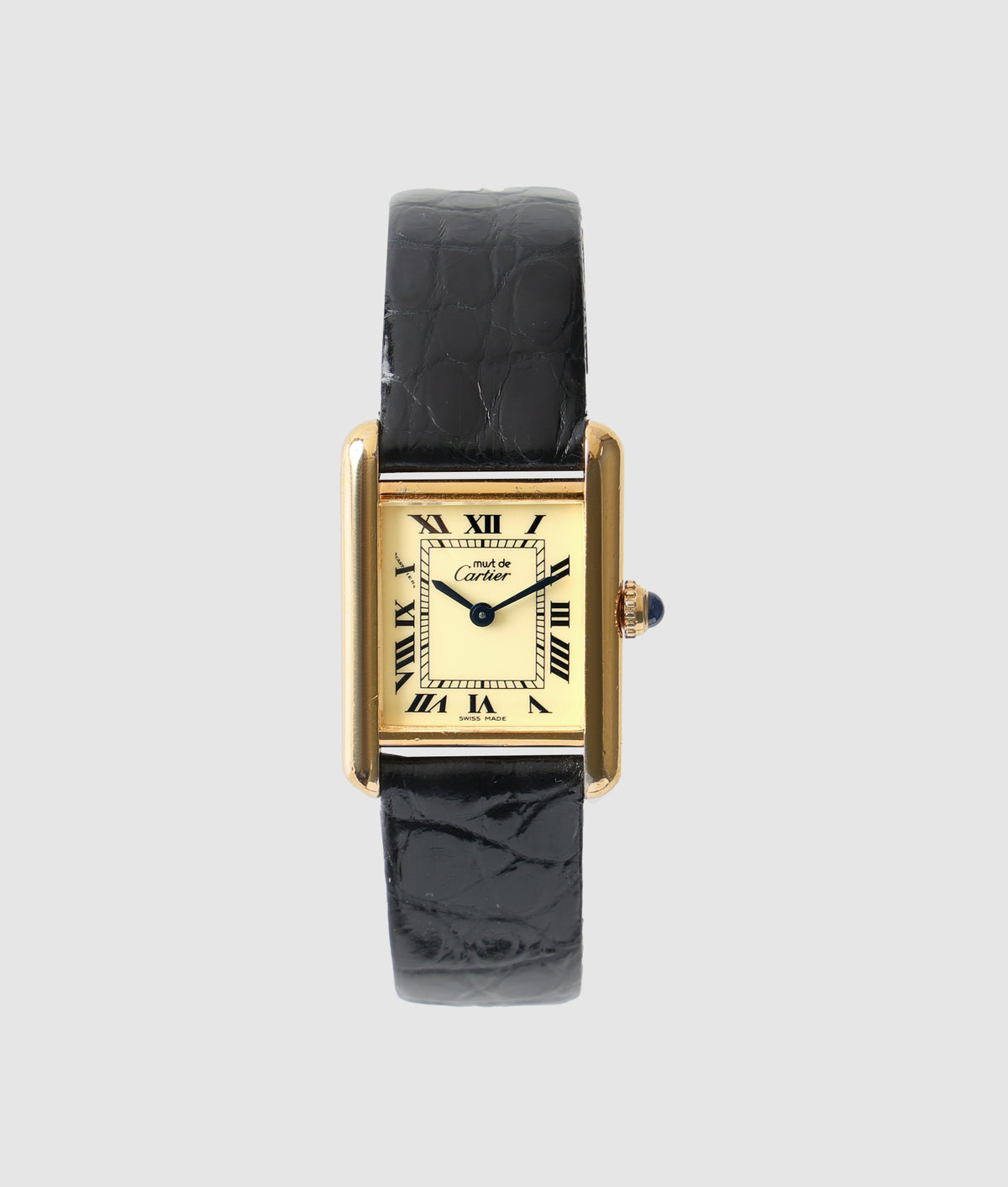 Cartier Must Tank SM Ivory Roman