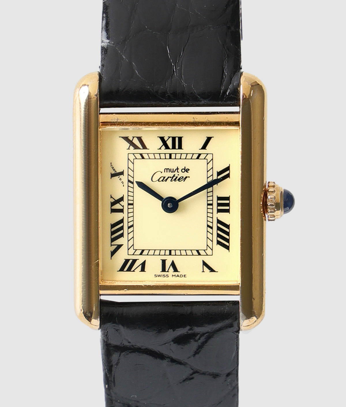 Cartier Must Tank SM Ivory Roman