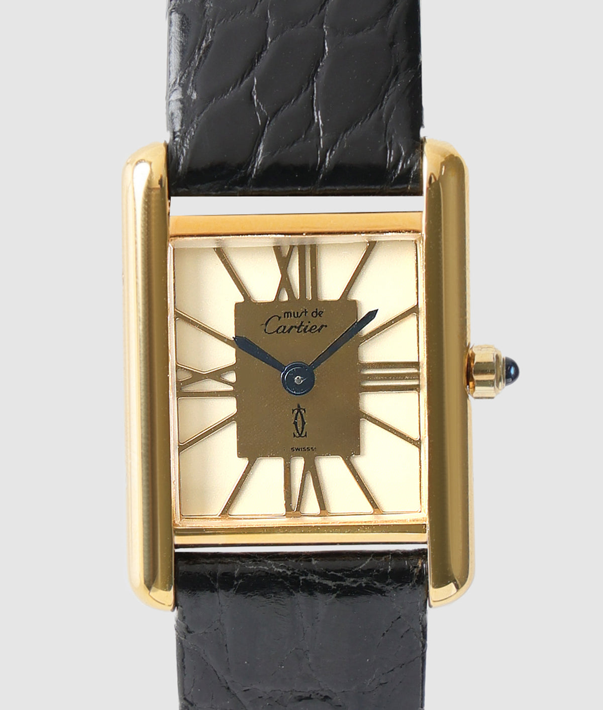 Cartier Must Tank SM Ivory Roman