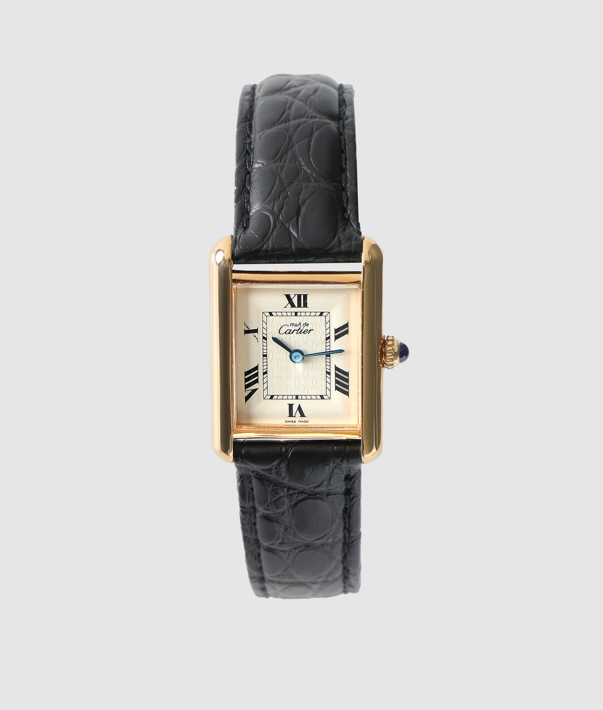 Cartier Must Tank Argent SM Flying Roman
