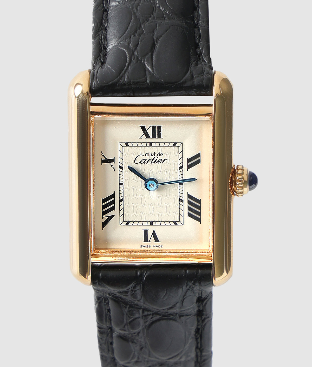 Cartier Must Tank Argent SM Flying Roman