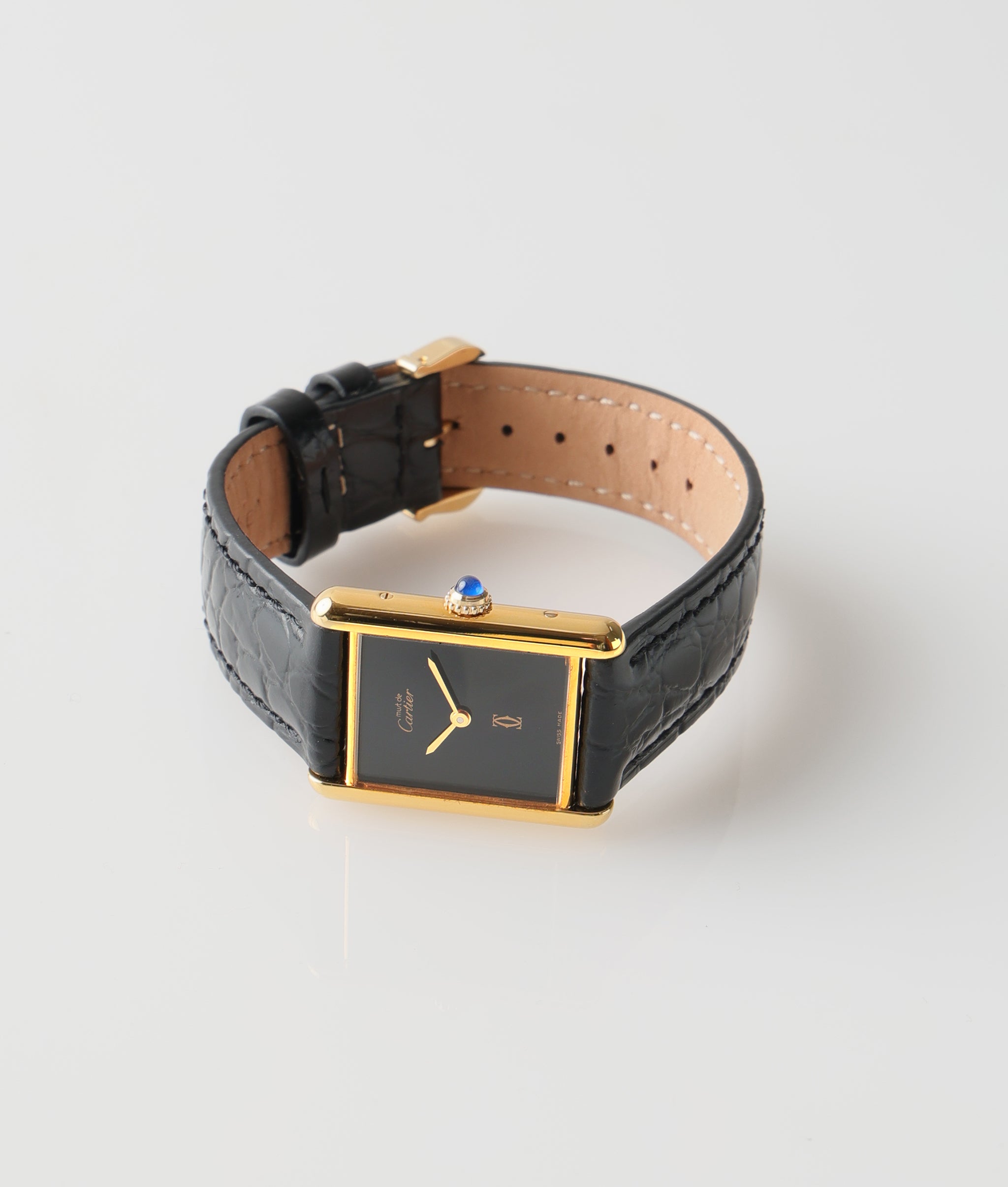 カルティエ Cartier マスト タンク LM オニキス カルティエ