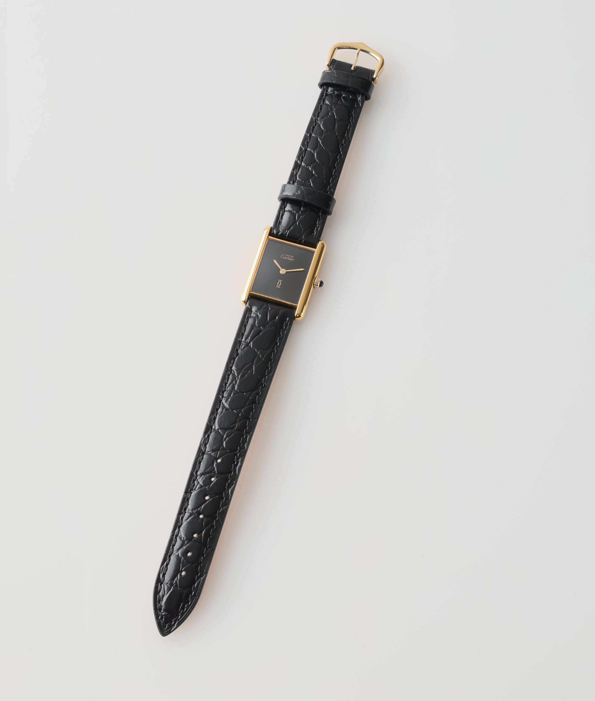 カルティエ Cartier マスト タンク LM オニキス カルティエ