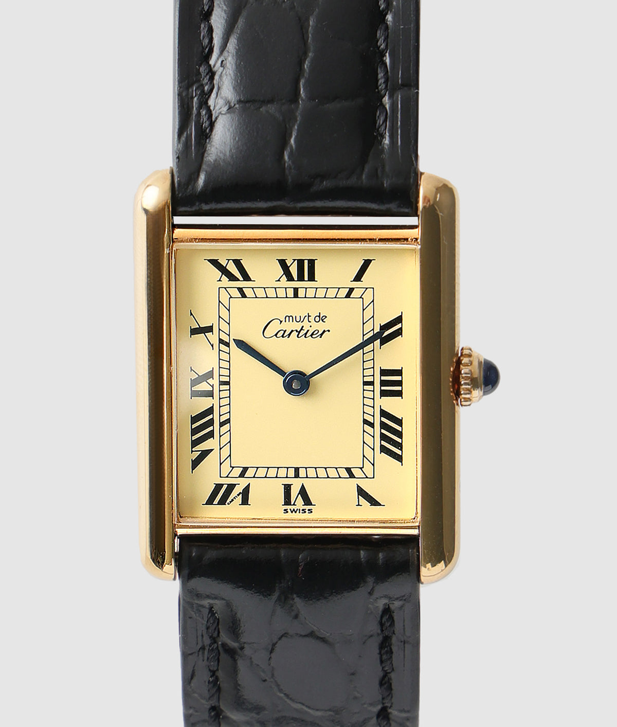 カルティエ Cartier マスト タンク LM アイボリーローマン