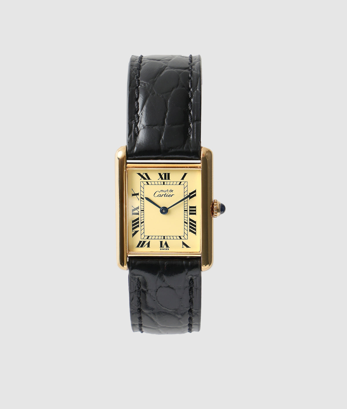 カルティエ Cartier マスト タンク LM アイボリーローマン