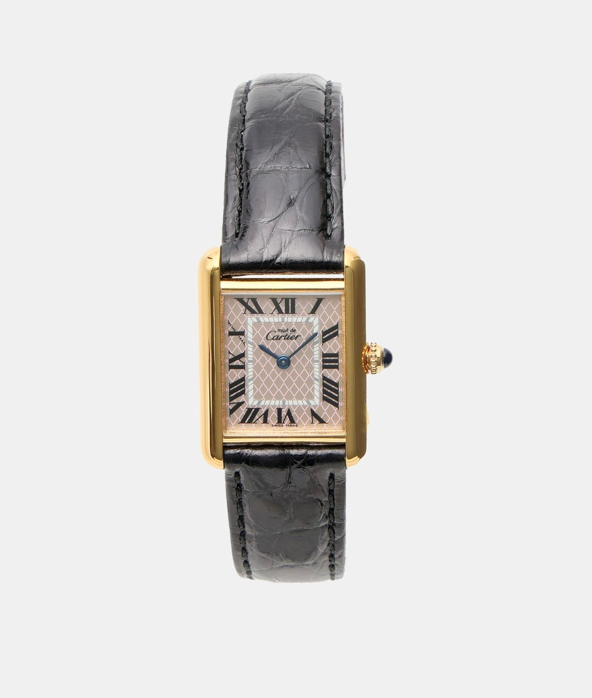 Cartier Must Tank SM Ivory Roman